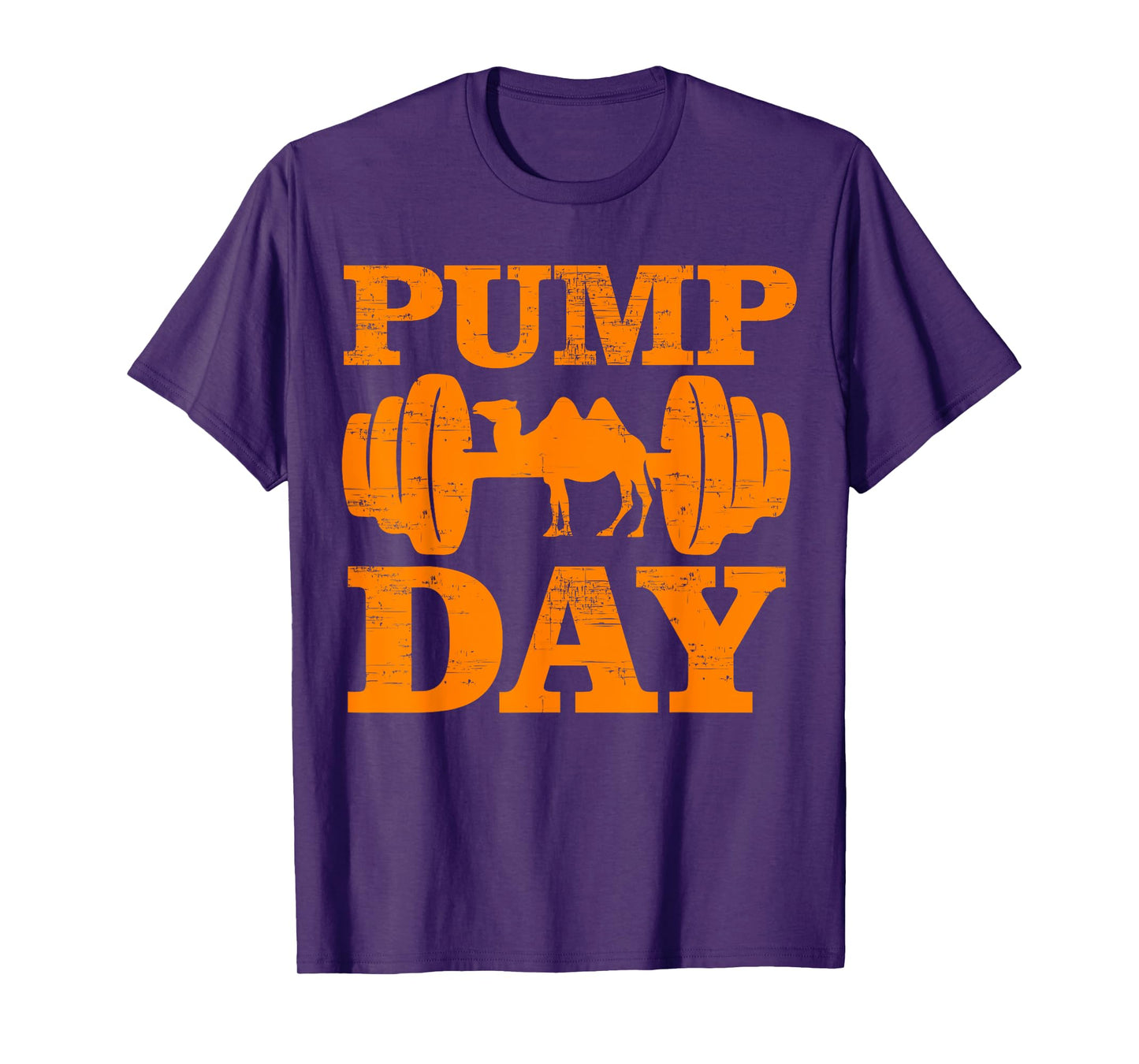 Funny Pump Day Hump Day Camel Weight Lifting Training Gym T-Shirt