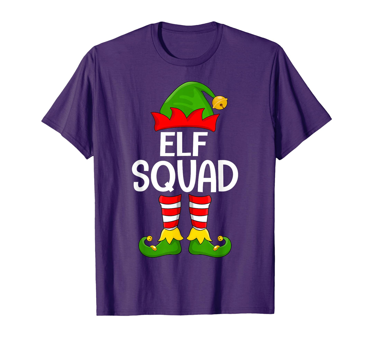 Elf Xmas Matching Family Group Elf Squad Christmas T-Shirt