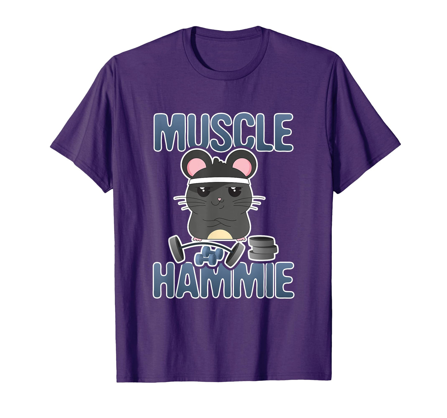 Muscle Hammie Funny Hamster Gym Work Out T-Shirt
