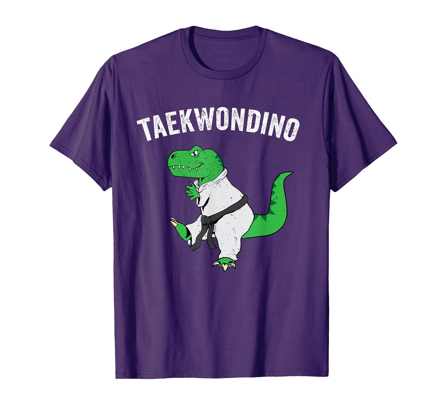 Funny Taekwondo T Rex Dinosaur Cute Martial Arts Boys Gift T-Shirt