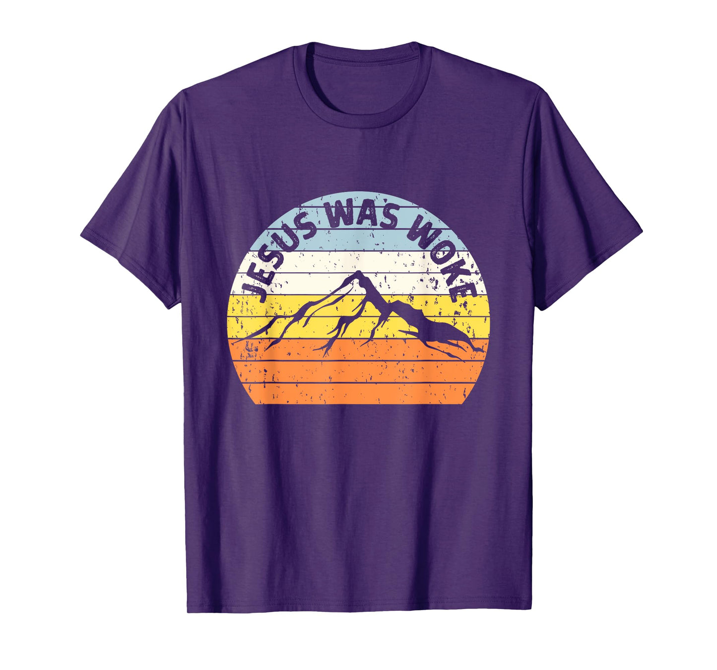 Sunset Vintage Jesus Was Woke T-Shirt