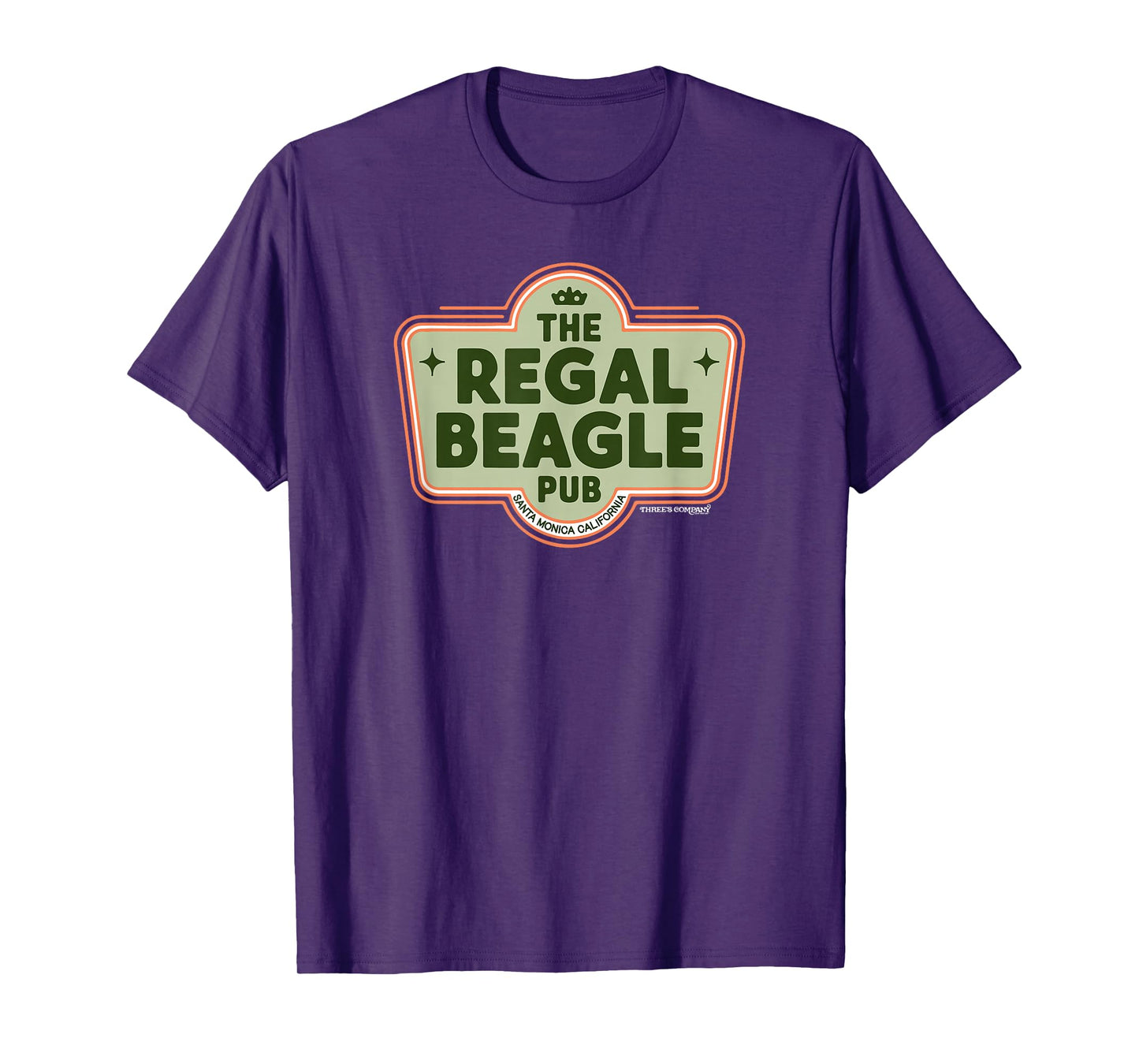 Regal Beagle Pub Retro Three's Company Officially Licensed T-Shirt