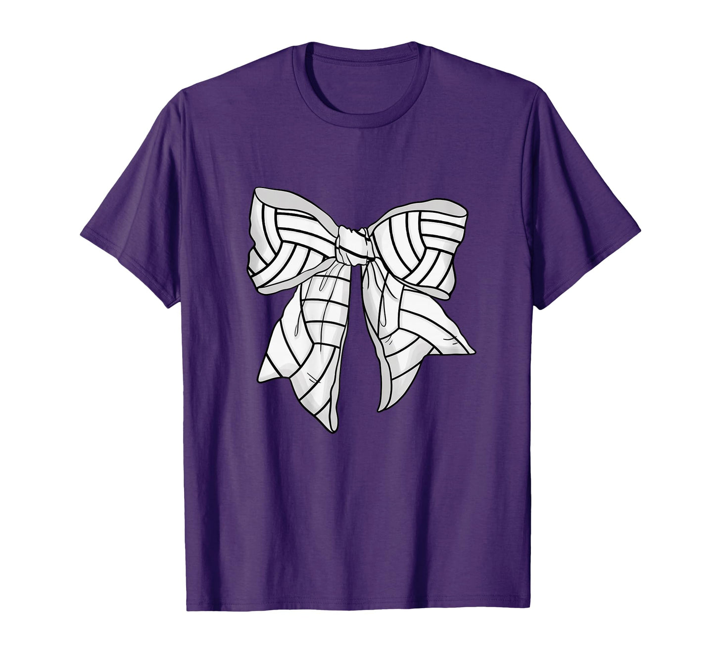 Coquette Volleyball Bow for Teen Girls Sports Mom Women T-Shirt