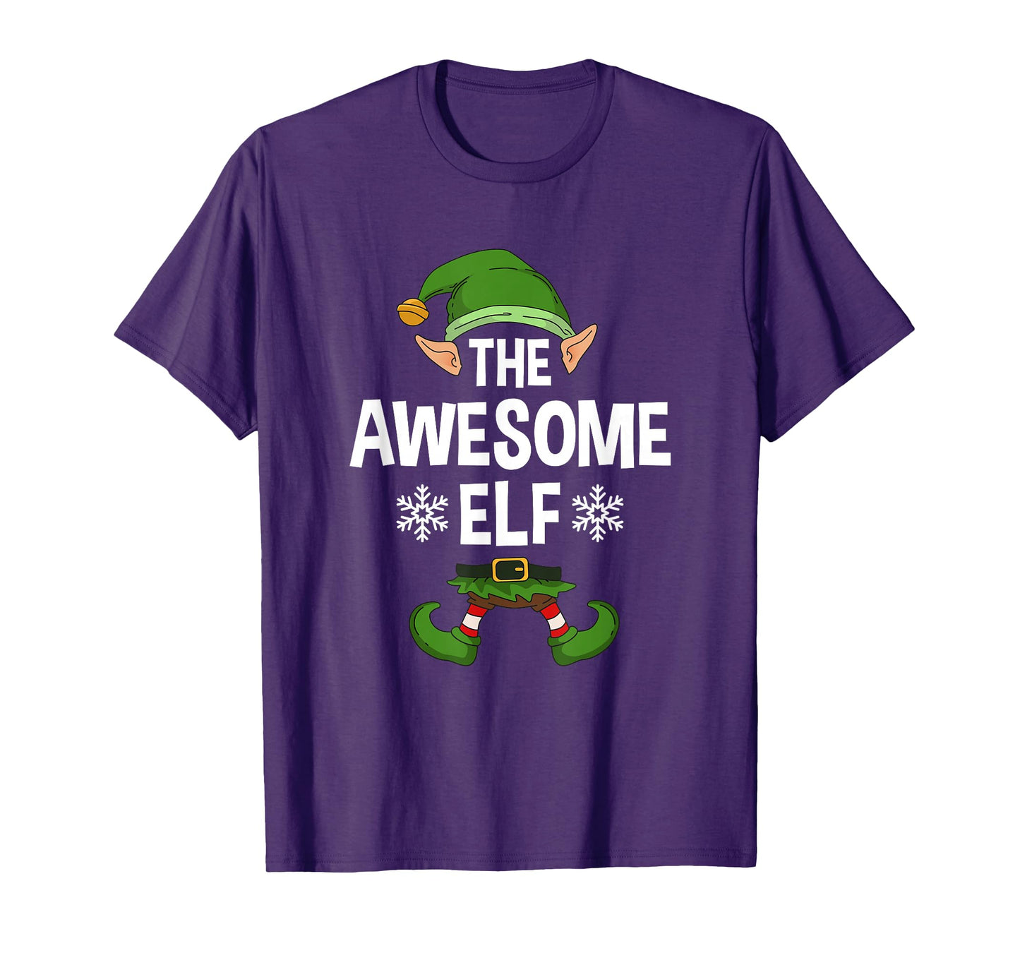 The Awesome Elf Party Family Group Matching X-Mas Saying T-Shirt