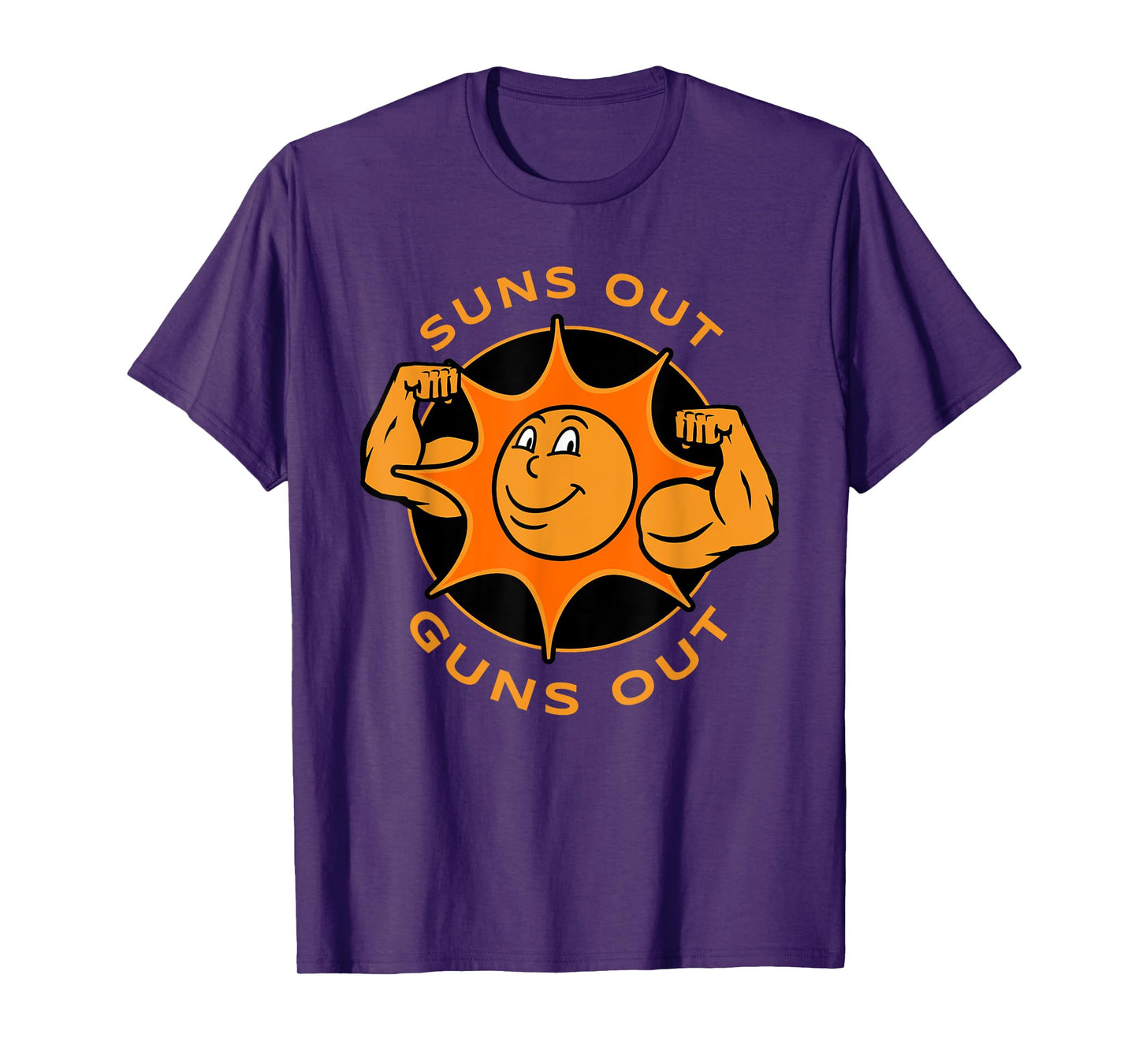 Funny Suns Out Guns Out Summer Gift for Bodybuilders T-Shirt