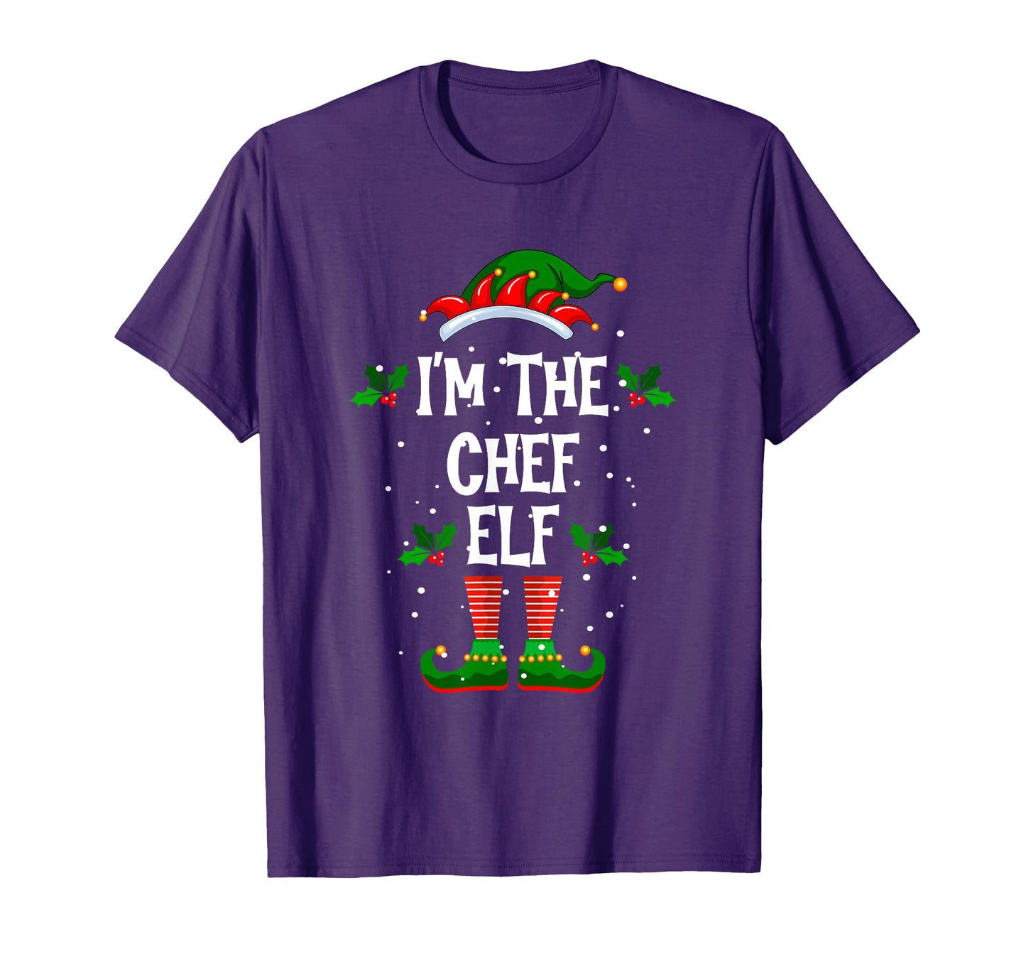 I’m The Chef Elf Christmas Xmas Pajama PJ Men Women T-Shirt