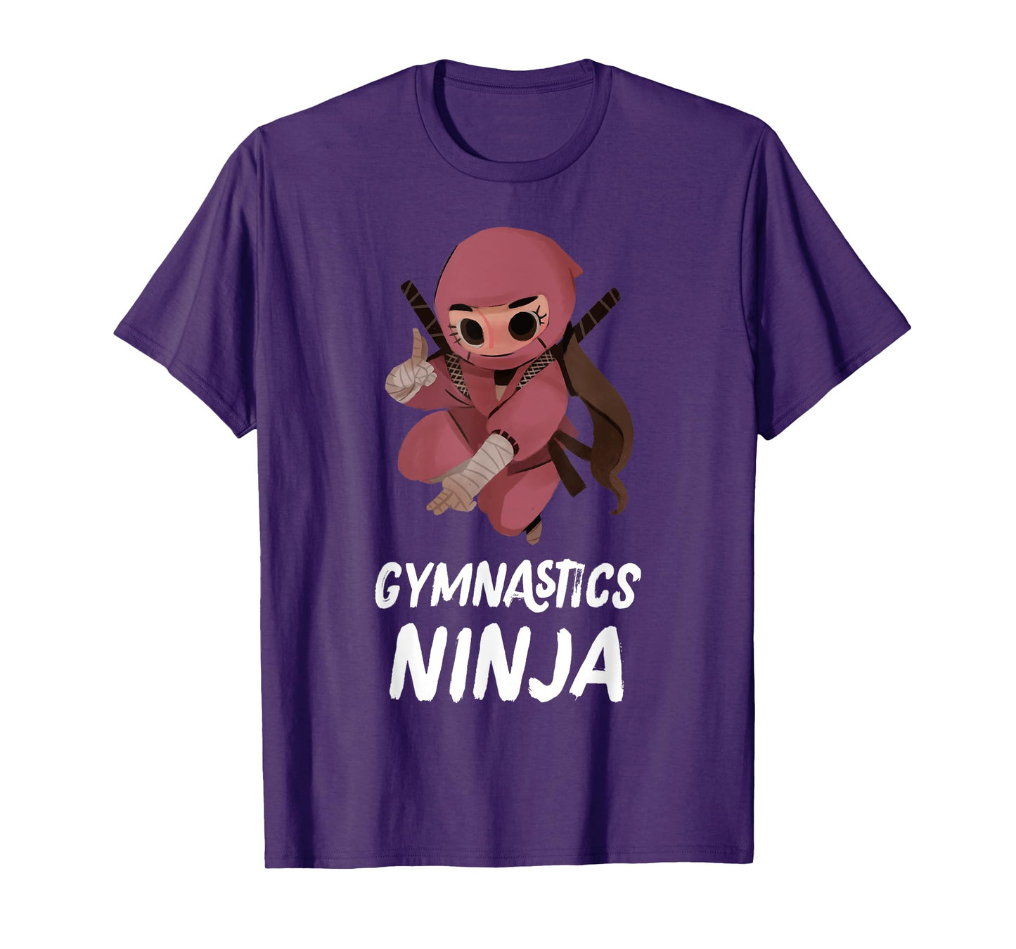 Girls Gymnastics Ninja Funny Sports T-Shirt