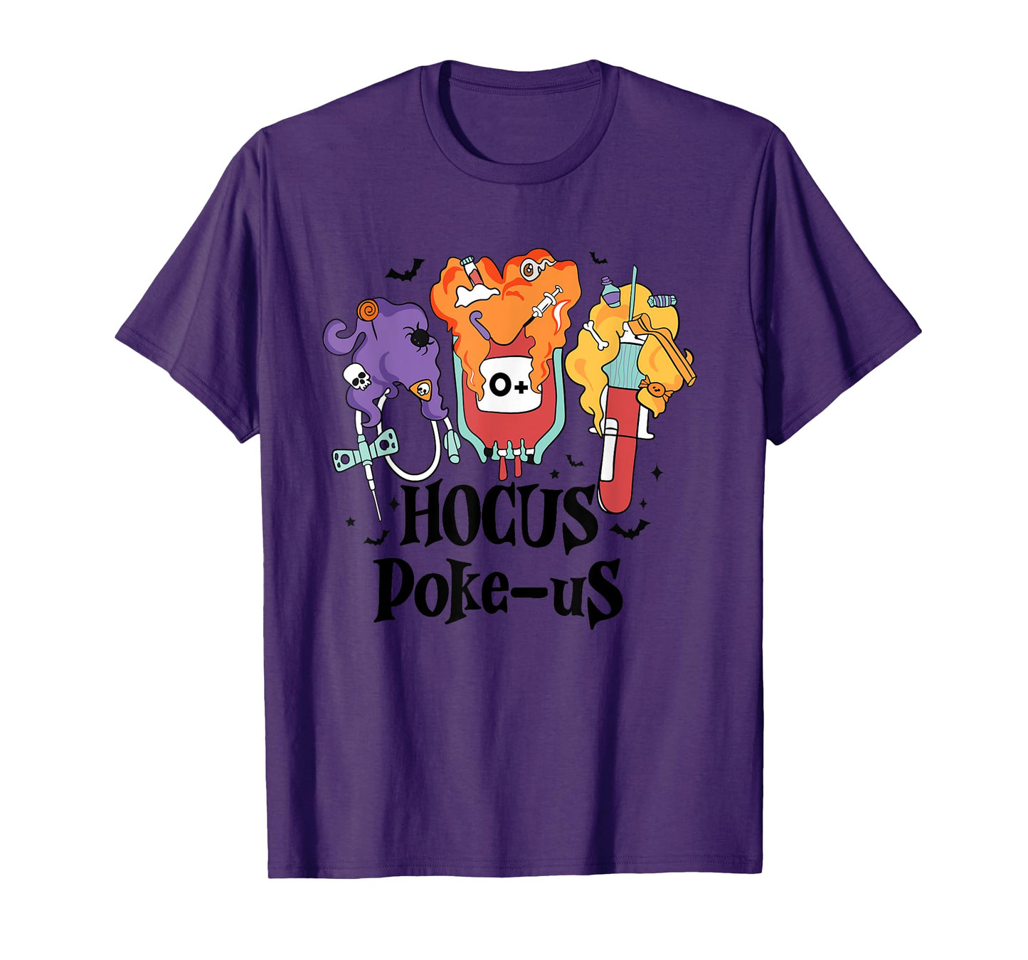 Phlebotomist Medical Lab Tech Nurse Halloween Spooky Health T-Shirt