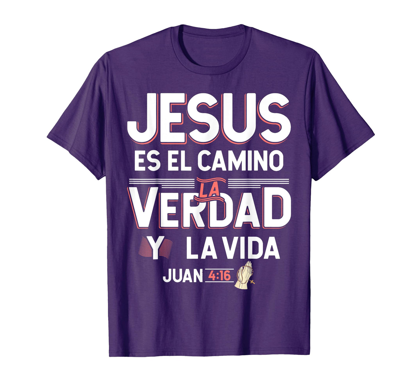 Camisetas Cristianas en espanol Frases Bíblica Juan 4:16 T-Shirt