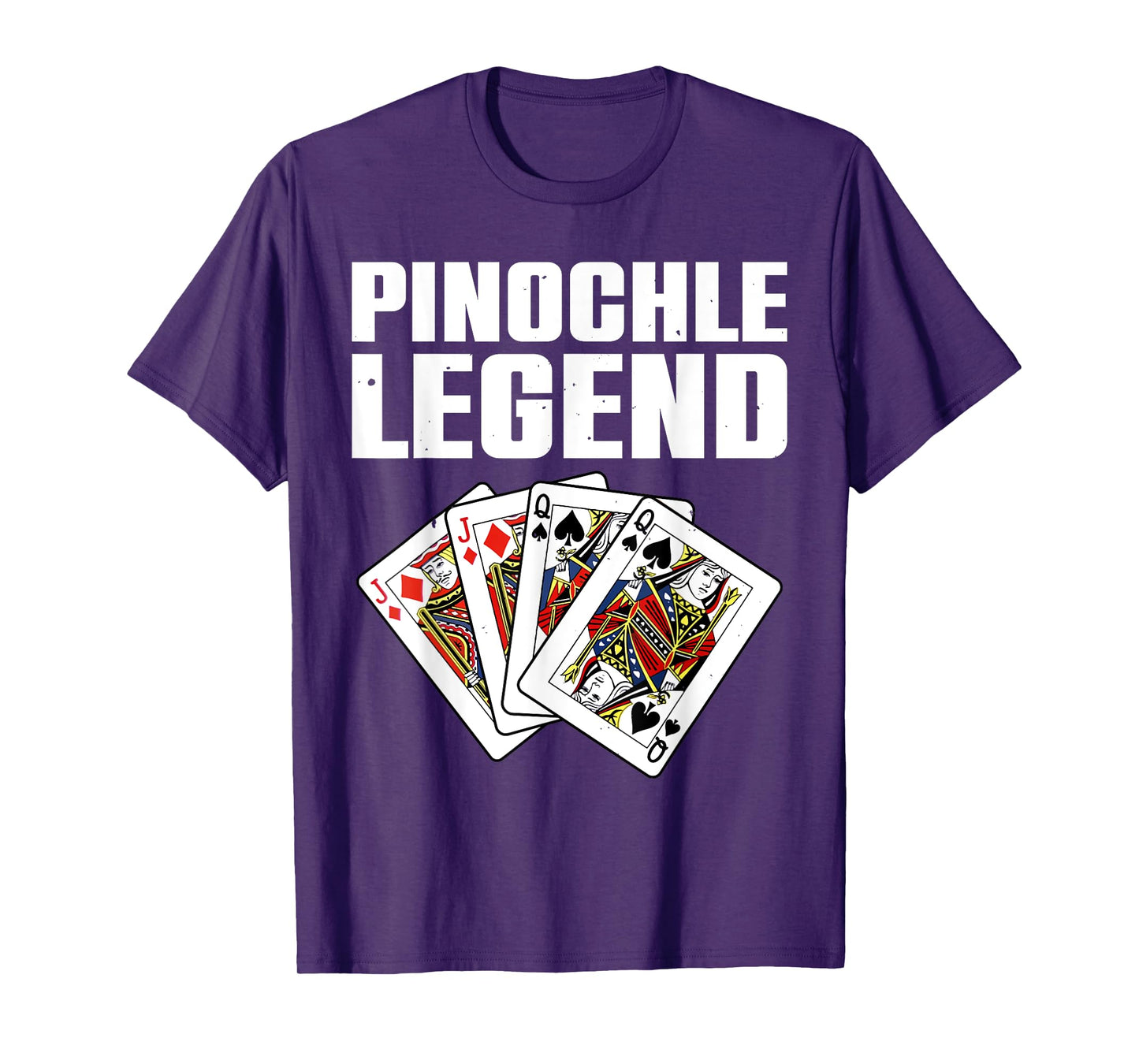Funny Pinochle Art For Men Women Card Game Pinochle Players T-Shirt