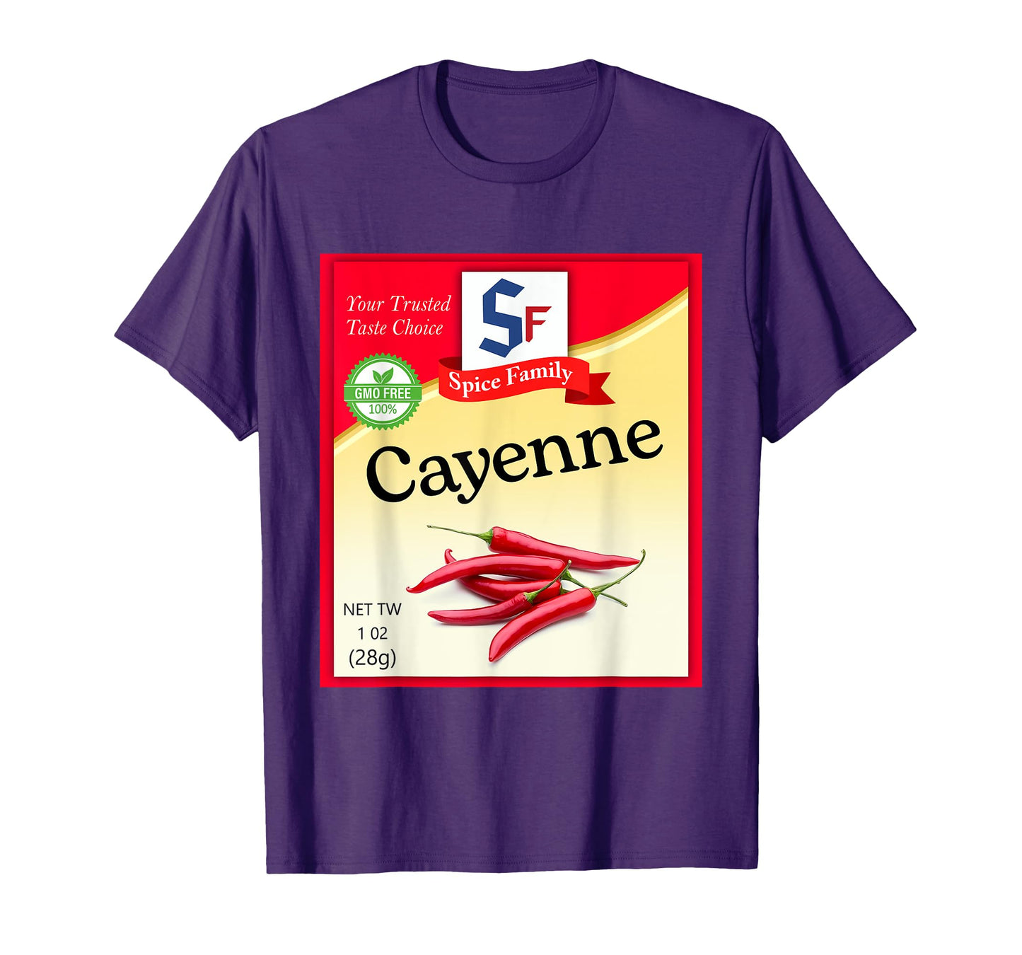 Pepper Cayenne Condiment Costume Holiday Spice Costumes T-Shirt