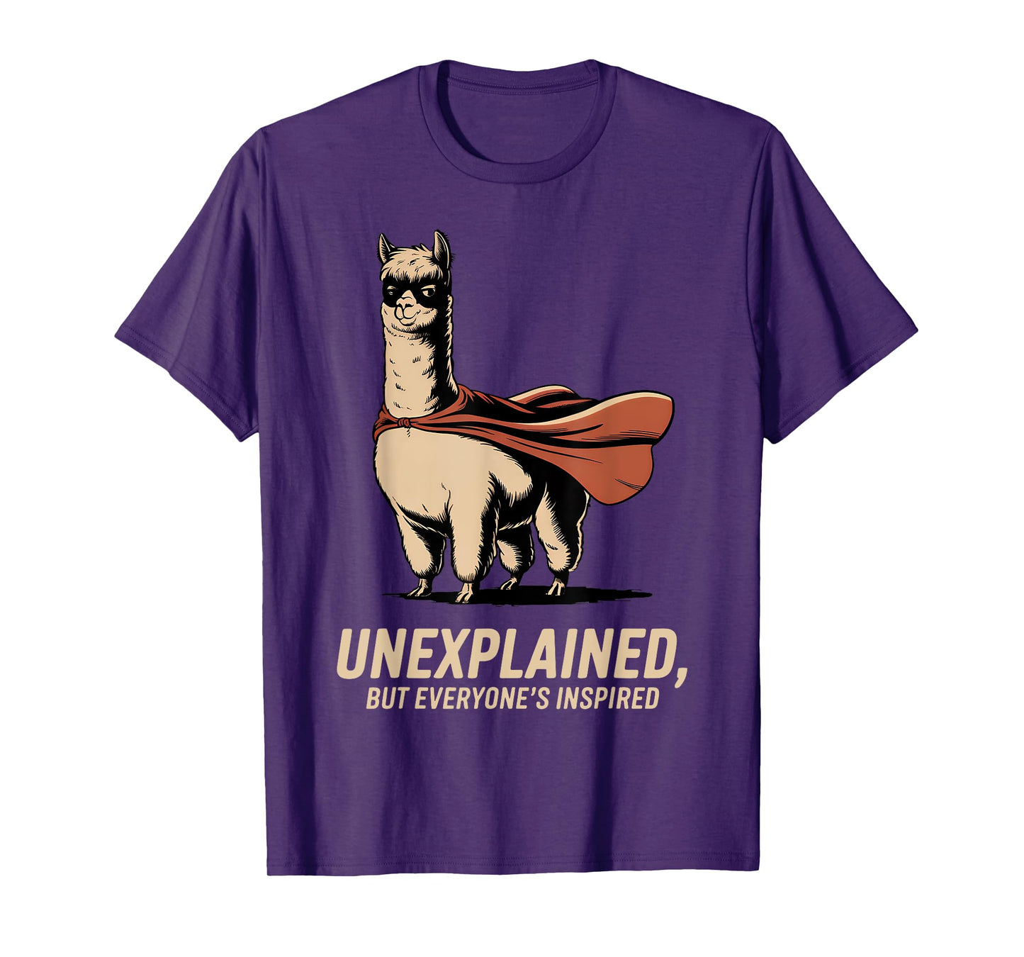 Superhero Llama Alpaca Lover Retro 80s 90s Vintage Men Women T-Shirt