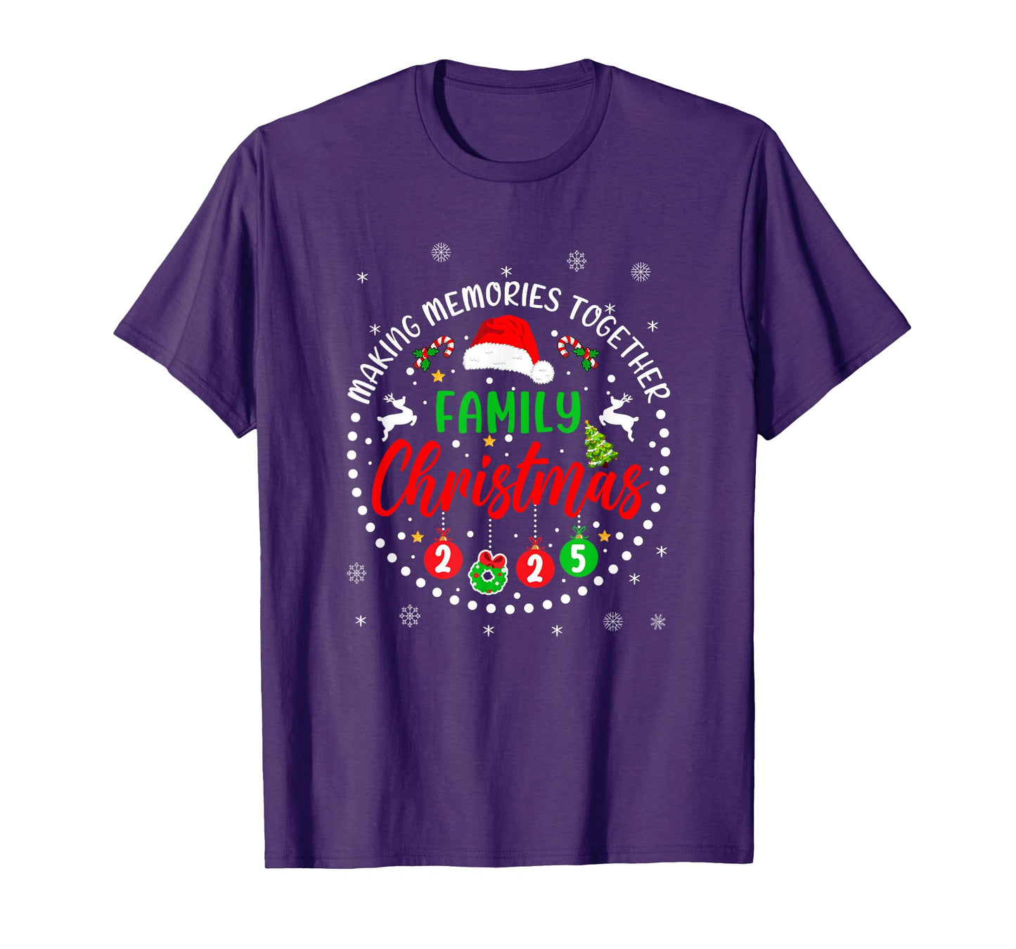 Matching Family Christmas 2025 Group Memories Together T-Shirt