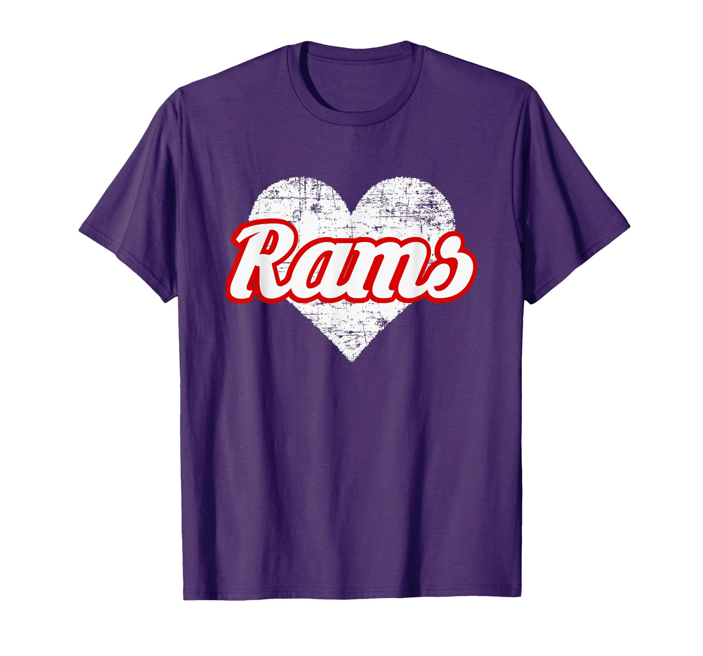 Edgewood Rams Over Heart T-Shirt