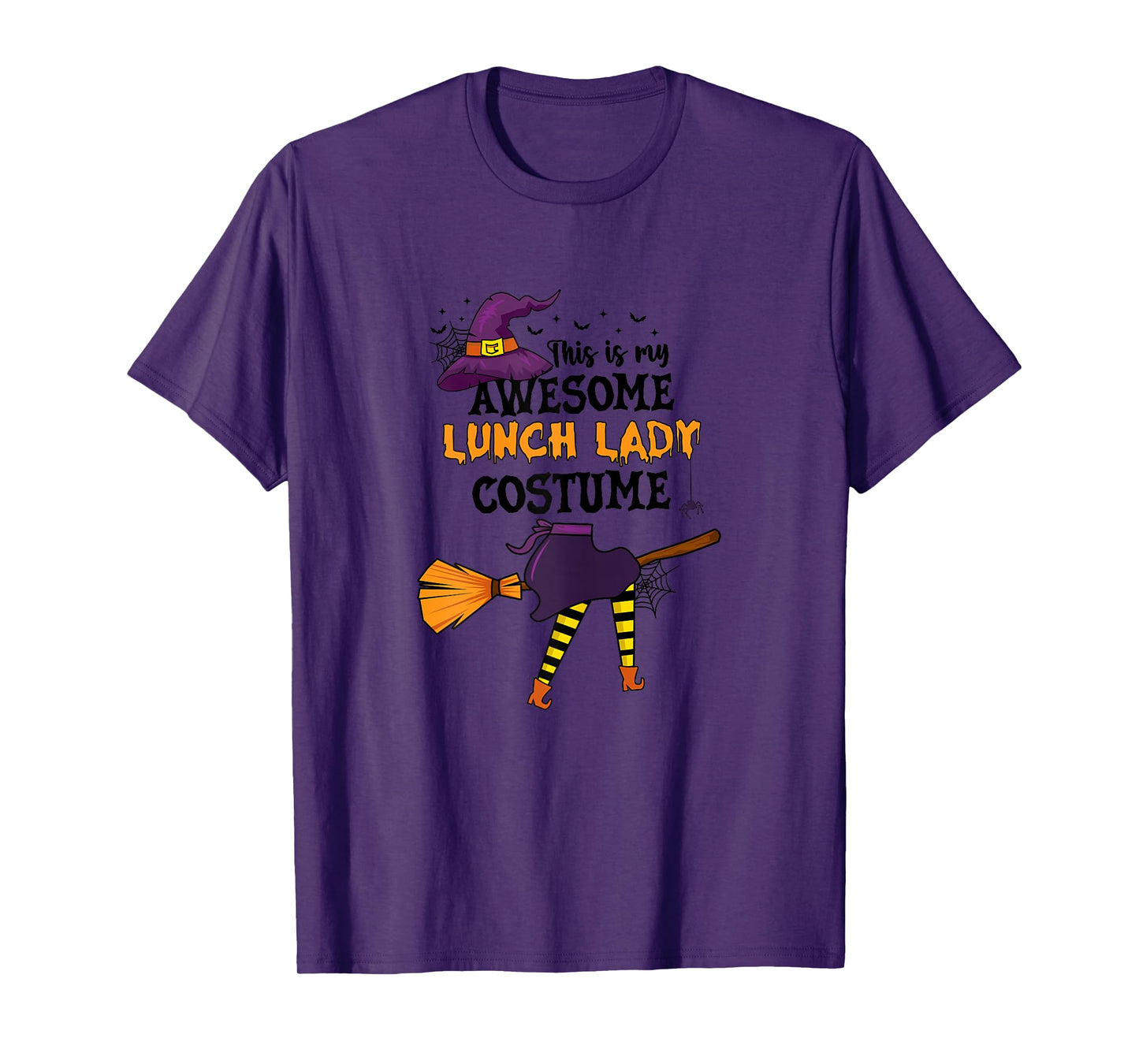 This is My Awesome Lunch Lady Costume Halloween Funny Witch T-Shirt