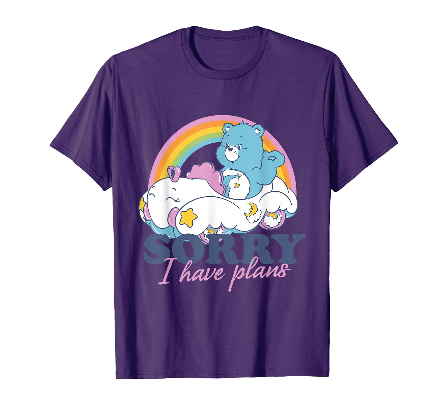 Care Bears Bedtime Bear Sorry I Have Plans T-Shirt