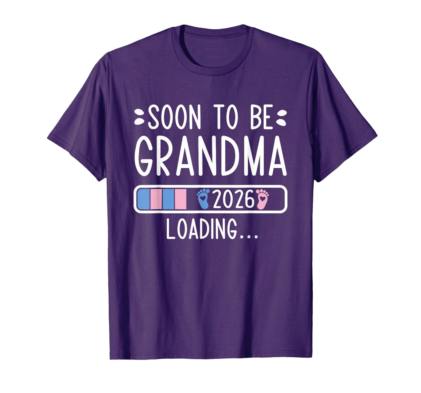 Soon to Be Grandma 2026 Loading Pregnancy Announcement 2026 T-Shirt