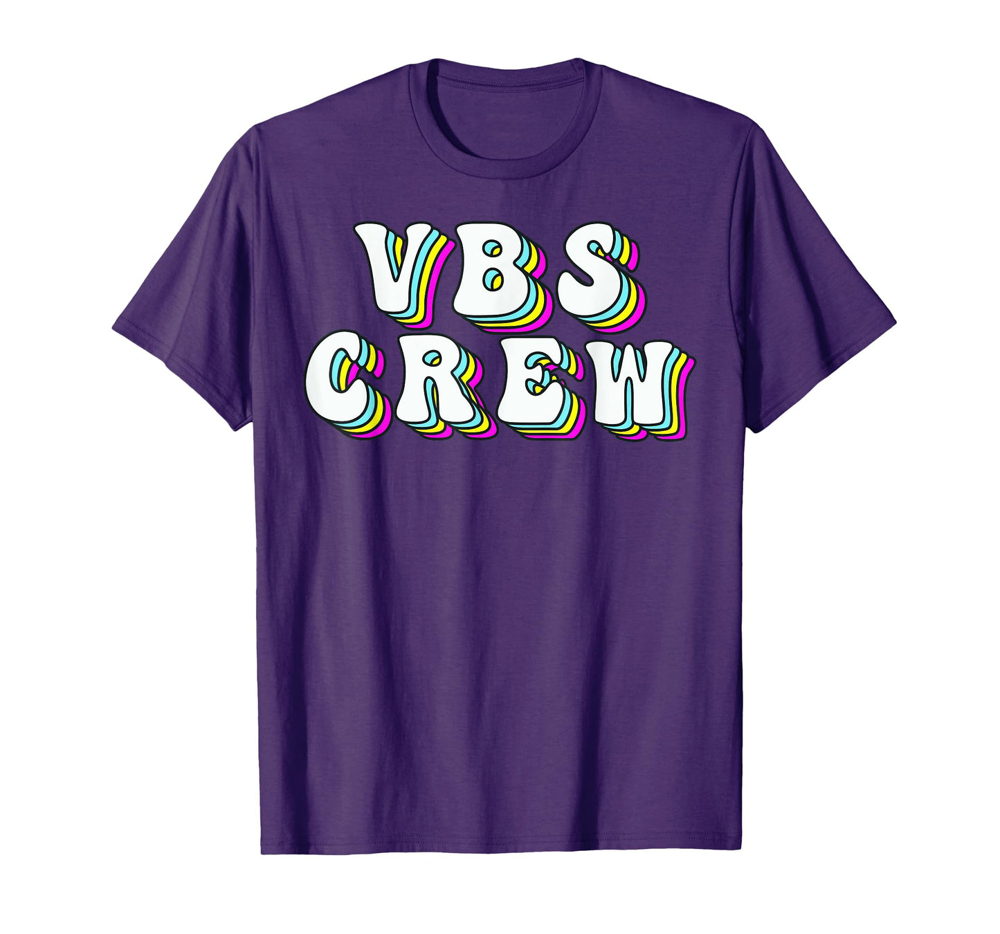 Retro VBS Crew VBS 2024 Vacation Bible School Christian T-Shirt