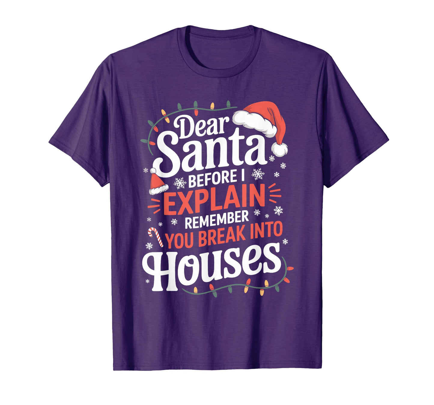 Funny Christmas Humor Xmas Pajama for Men Women Kids T-Shirt