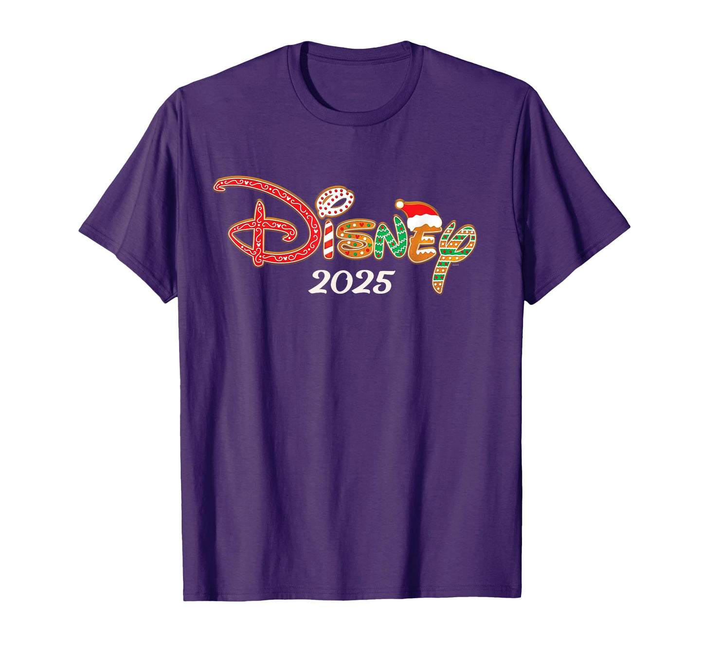 Disney Holiday Christmas Vacation Trip Gingerbread Logo 2025 T-Shirt