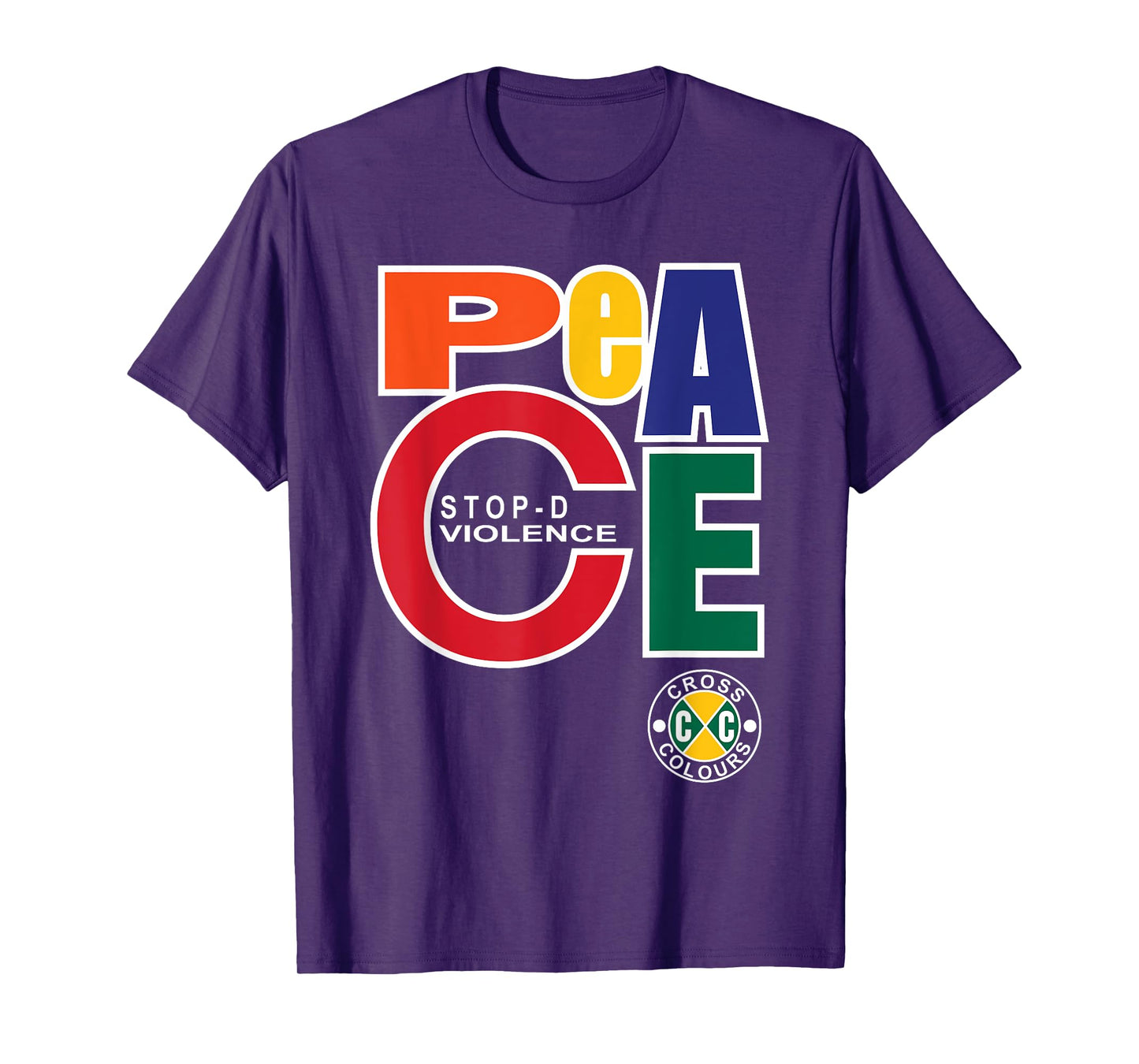 Peace Stop Violence | Retro 1990's Graphic Vintage T-Shirt