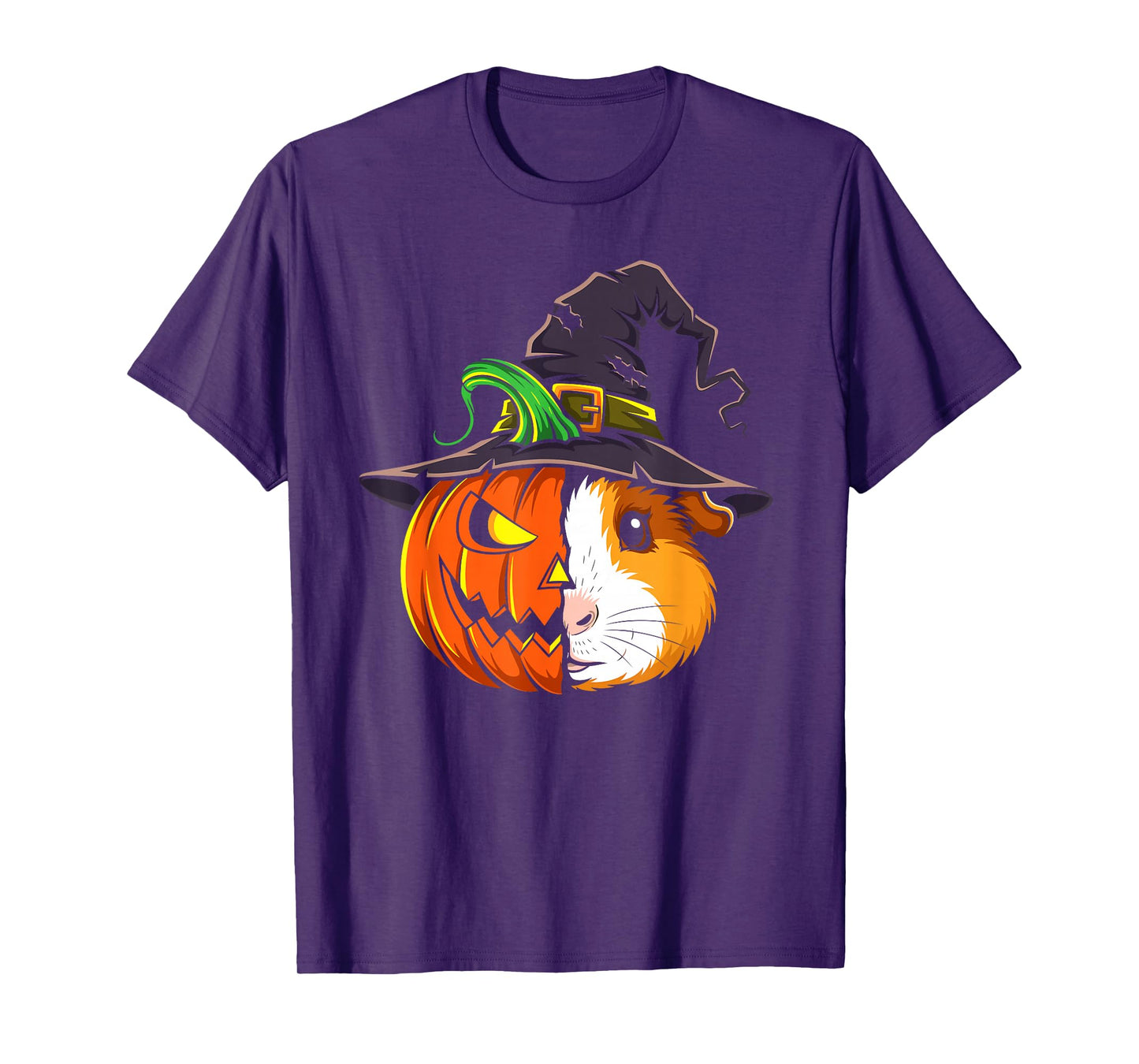 Guinea Pig Pumpkin Jack O Lantern Halloween Kids Mens Womens T-Shirt