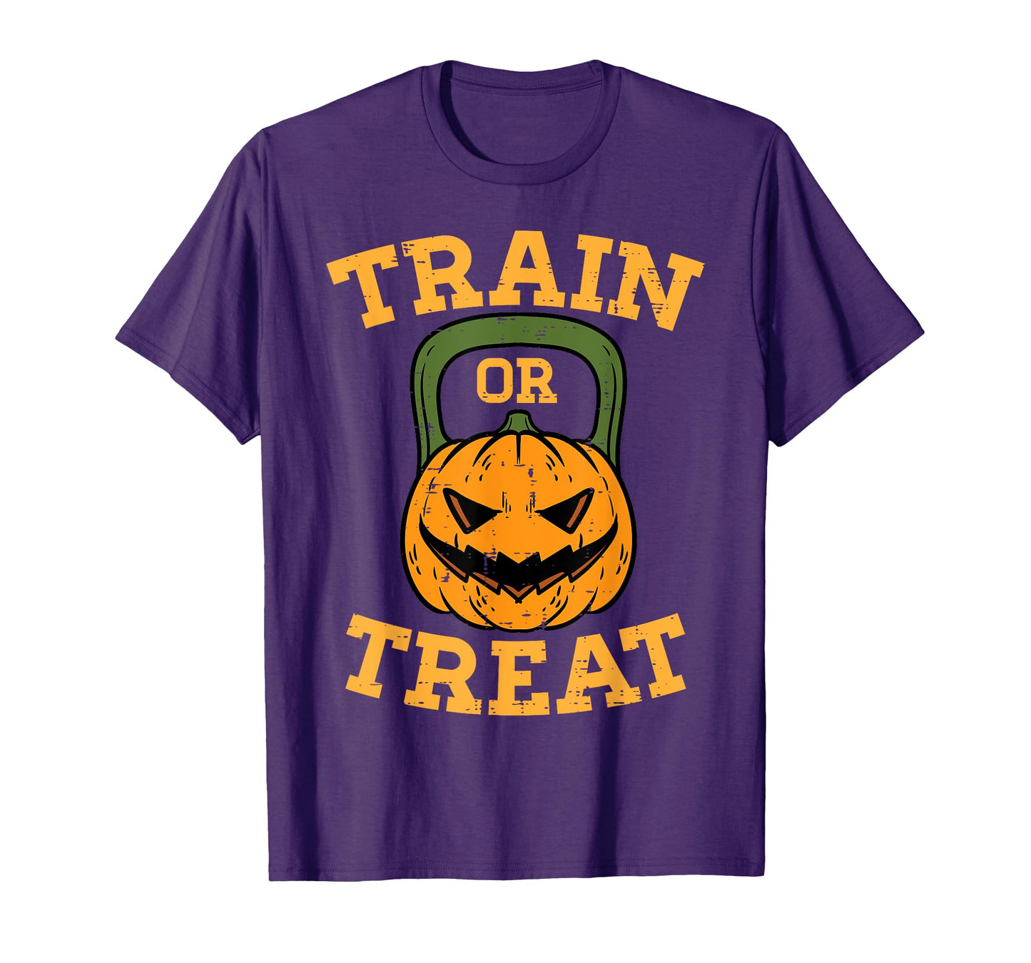 Halloween Gym Train or Treat Workout Costume Men Women Kids T-Shirt