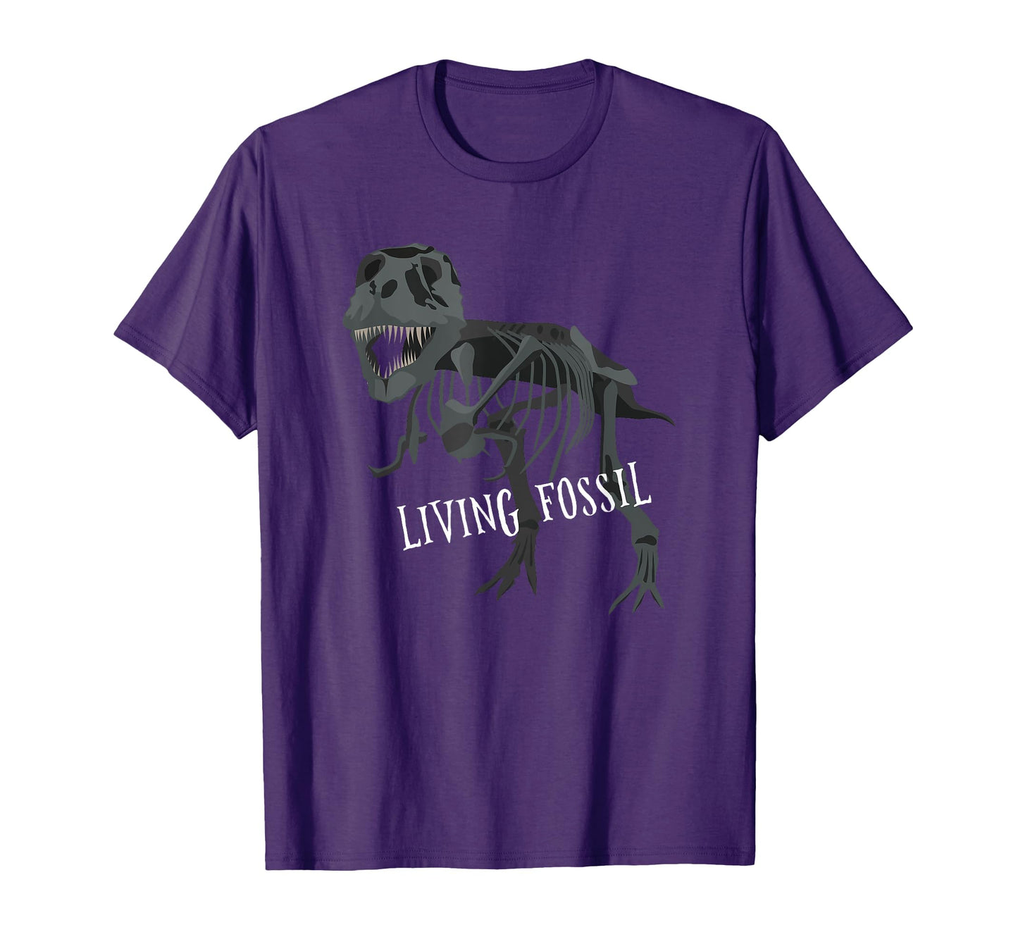 Living Fossil Tyrannosaurus Rex Skeleton T-Rex Funny T-Shirt T-Shirt
