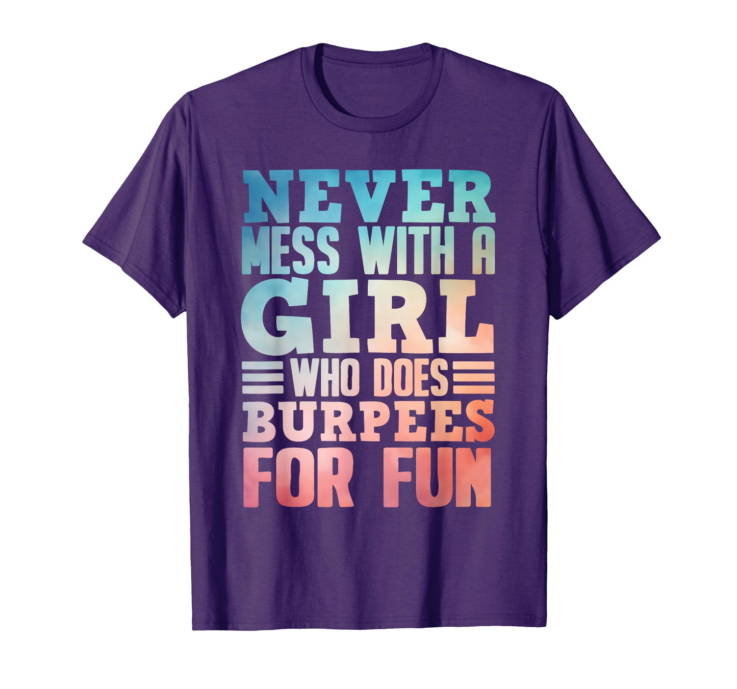 Funny Burpee Art For Girls Women Fitness Workout Gym Burpees T-Shirt