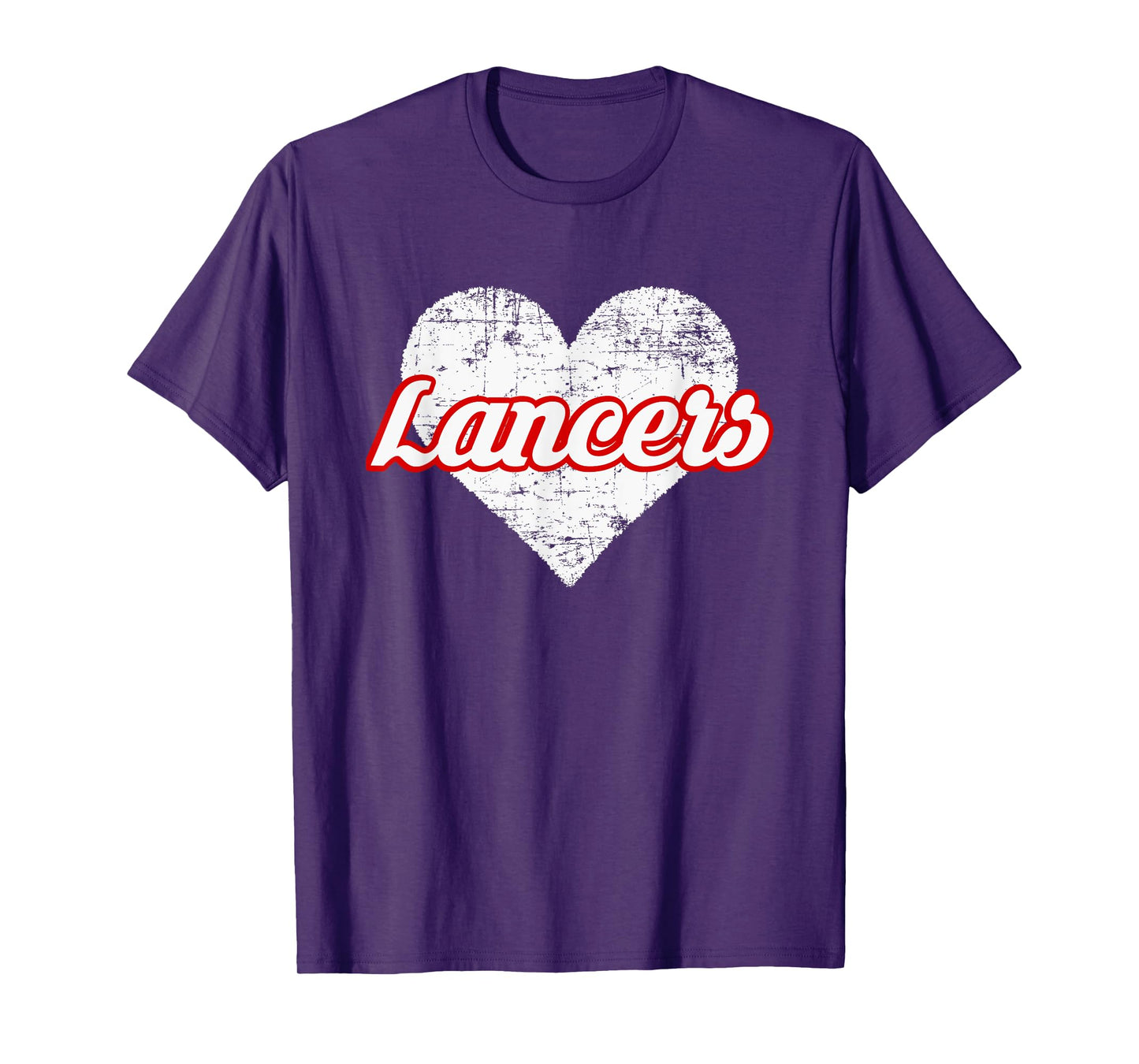 Lakewood Lancers Over Heart T-Shirt