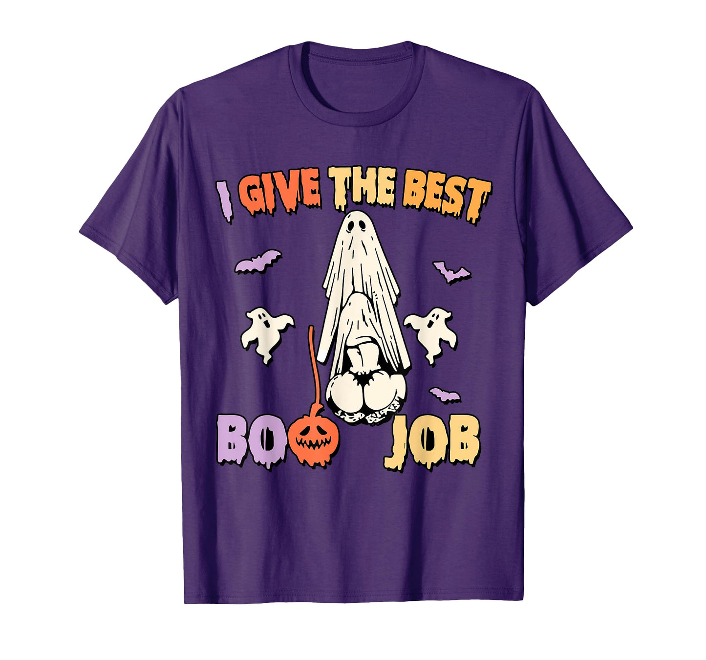 I Give The Best Boo Job, Halloween Inappropriate Adult Humor T-Shirt