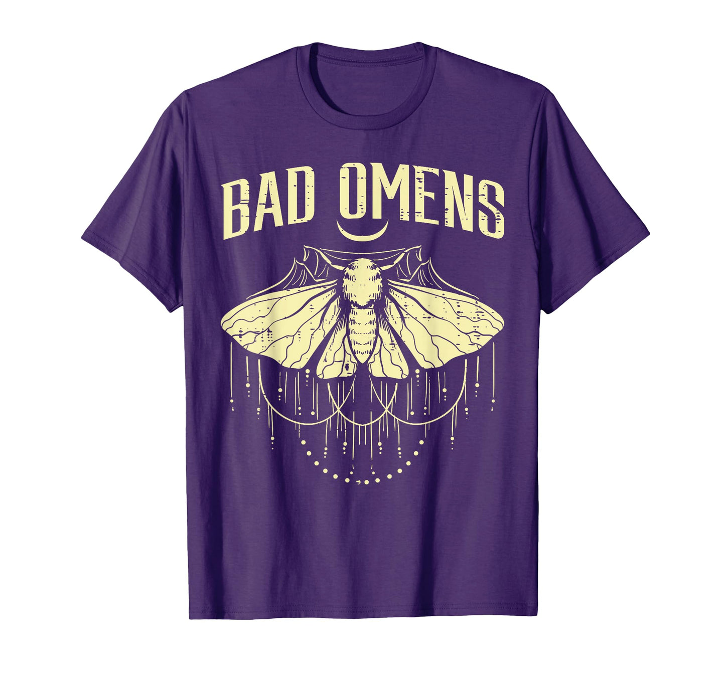 Moth Bad Omens Funny Myth Superstitions Women Men Kids Youth T-Shirt