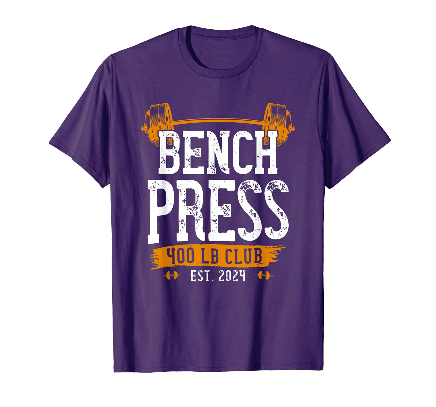 400 Pound Bench Press Club Benchpress Gym Workout T-Shirt