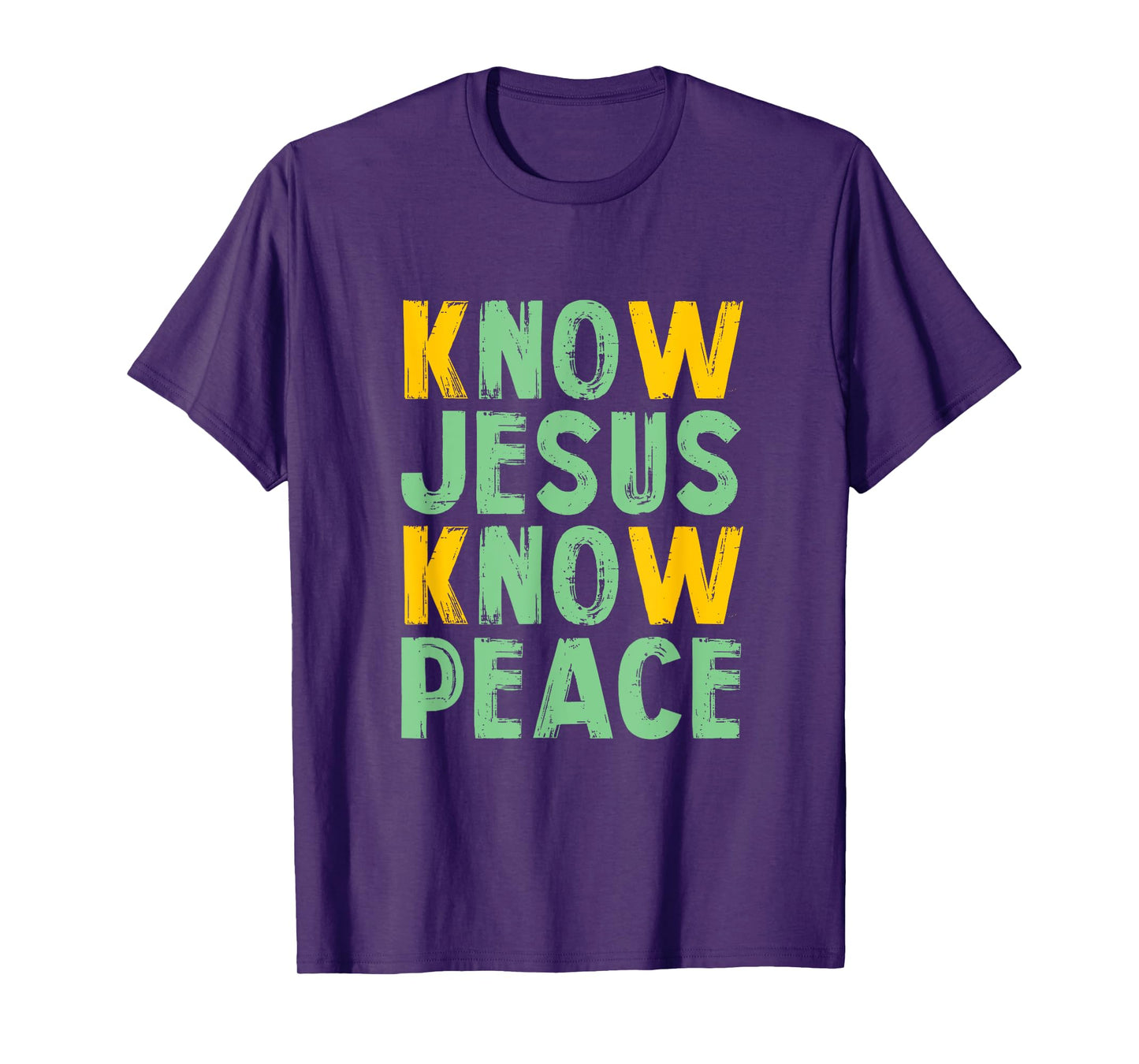 Know Jesus know peace - knowing god design T-Shirt