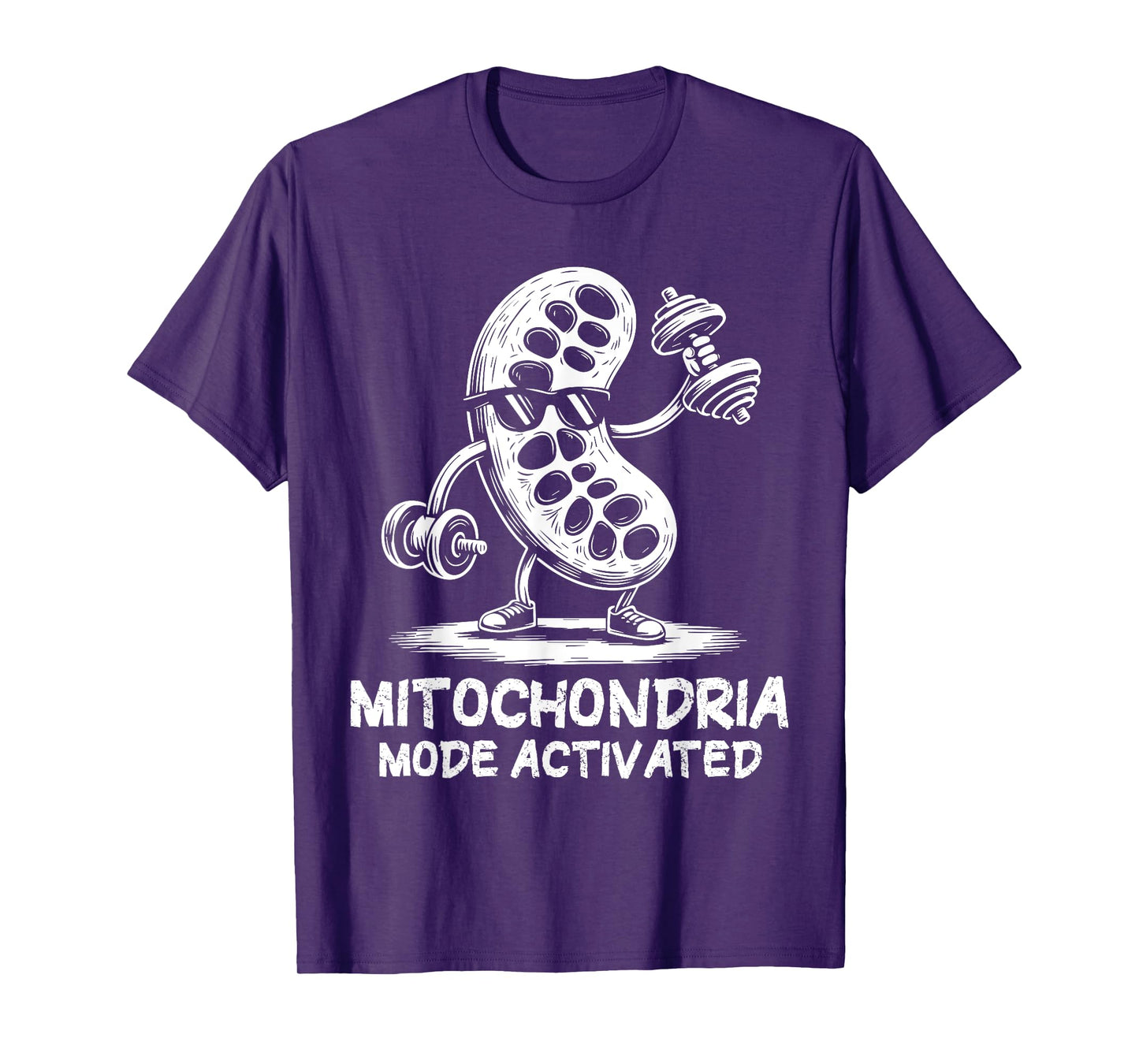 Mitochondria Mode Activated Cellular Biology Fitness T-Shirt