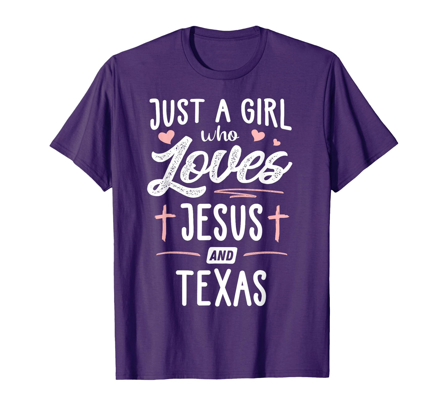 Just A Girl Who Loves Jesus And Texas Gift Women T-Shirt