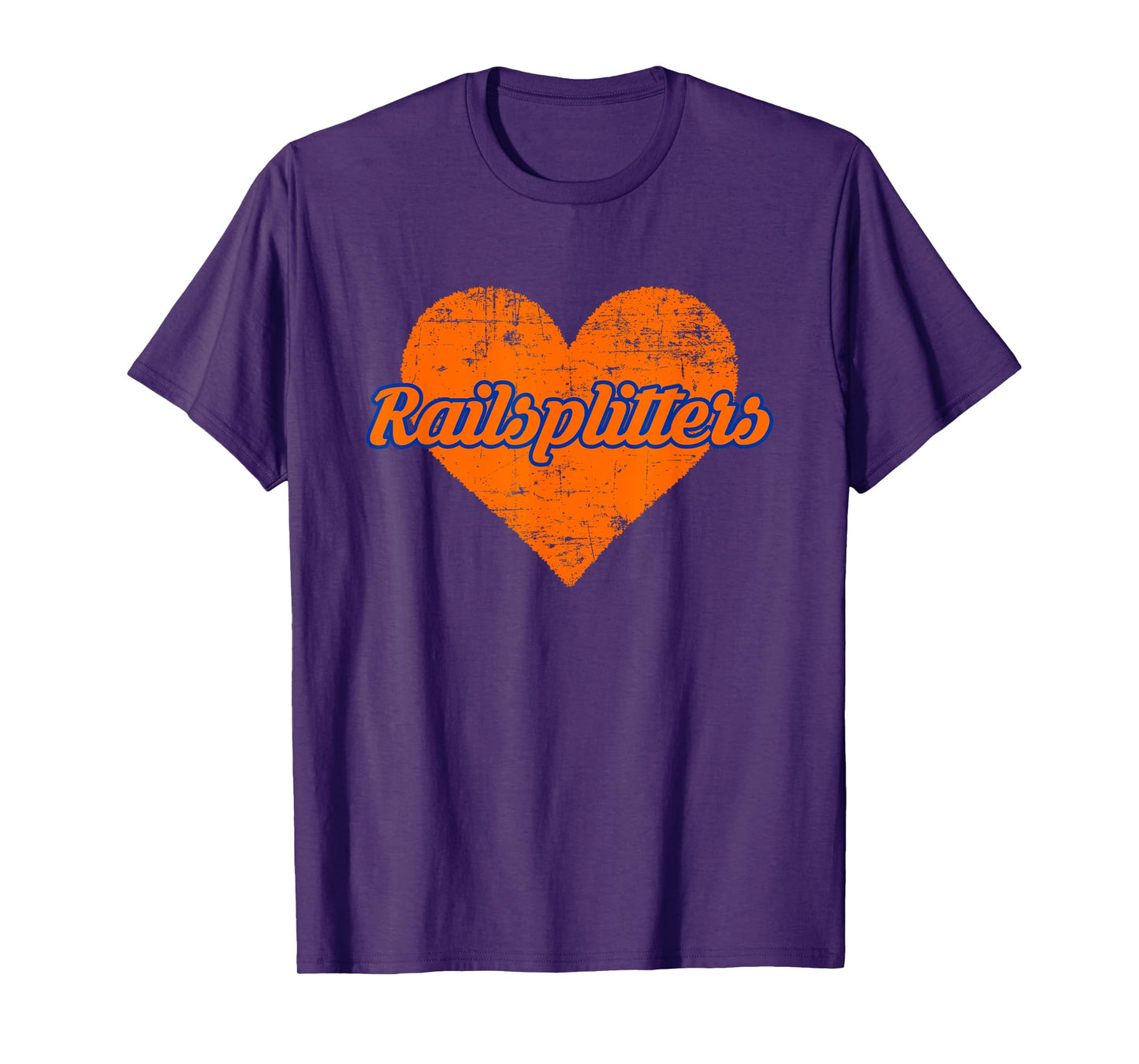 Lincoln Park Railsplitters Over Heart T-Shirt