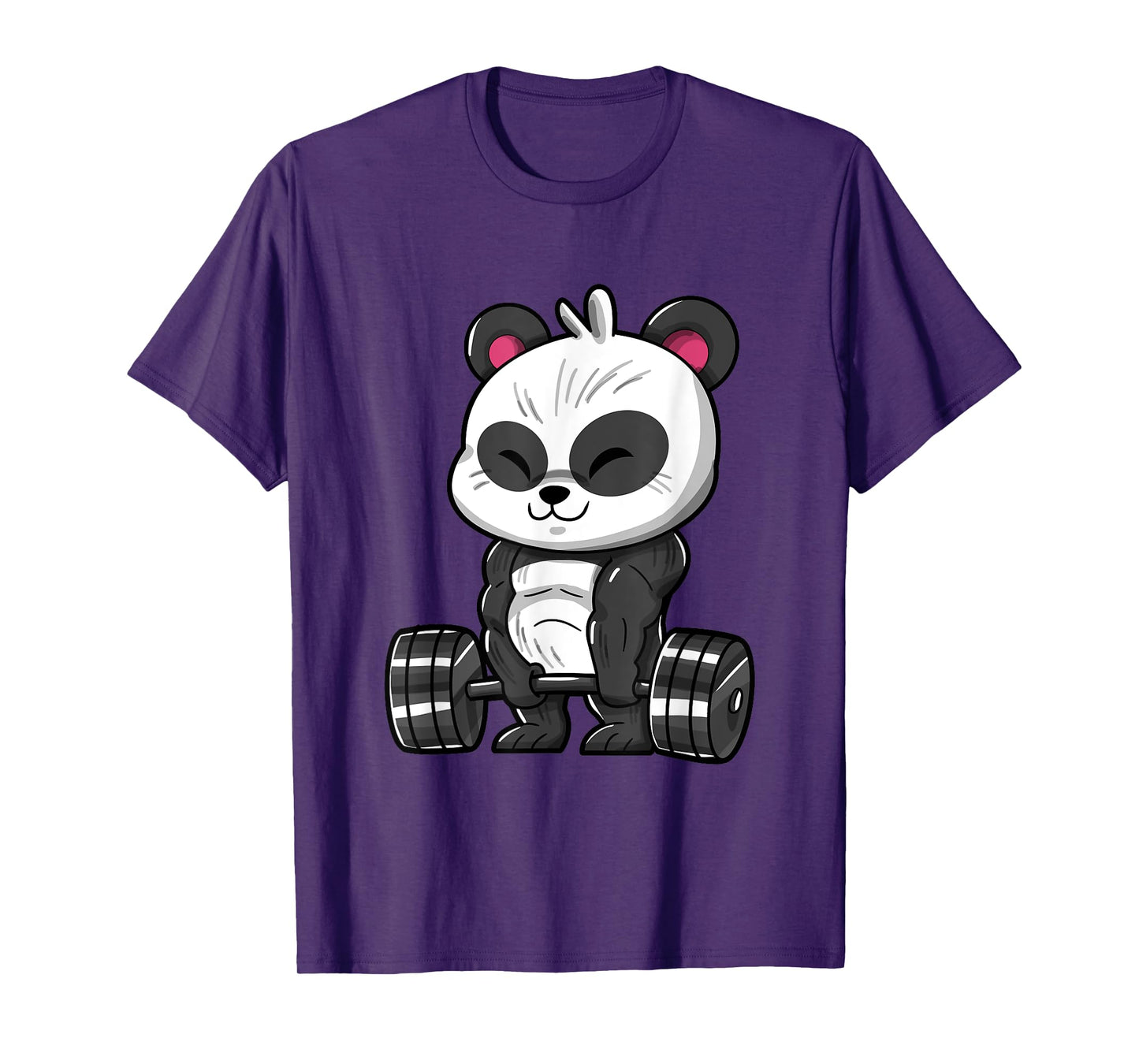 Weightlifting Panda Workout Bodybuilder Fitness Gym Panda T-Shirt