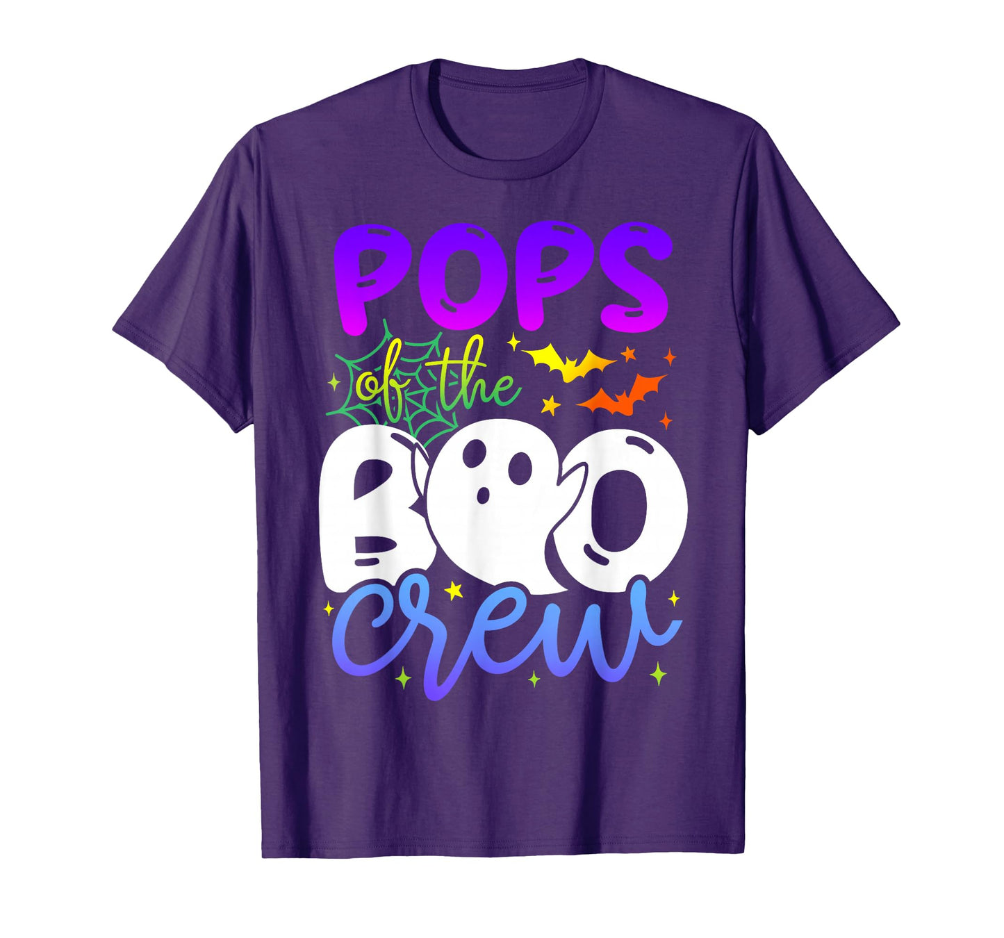 Pops of Boo Halloween Crew Costume Boo Ghost Lover Family T-Shirt