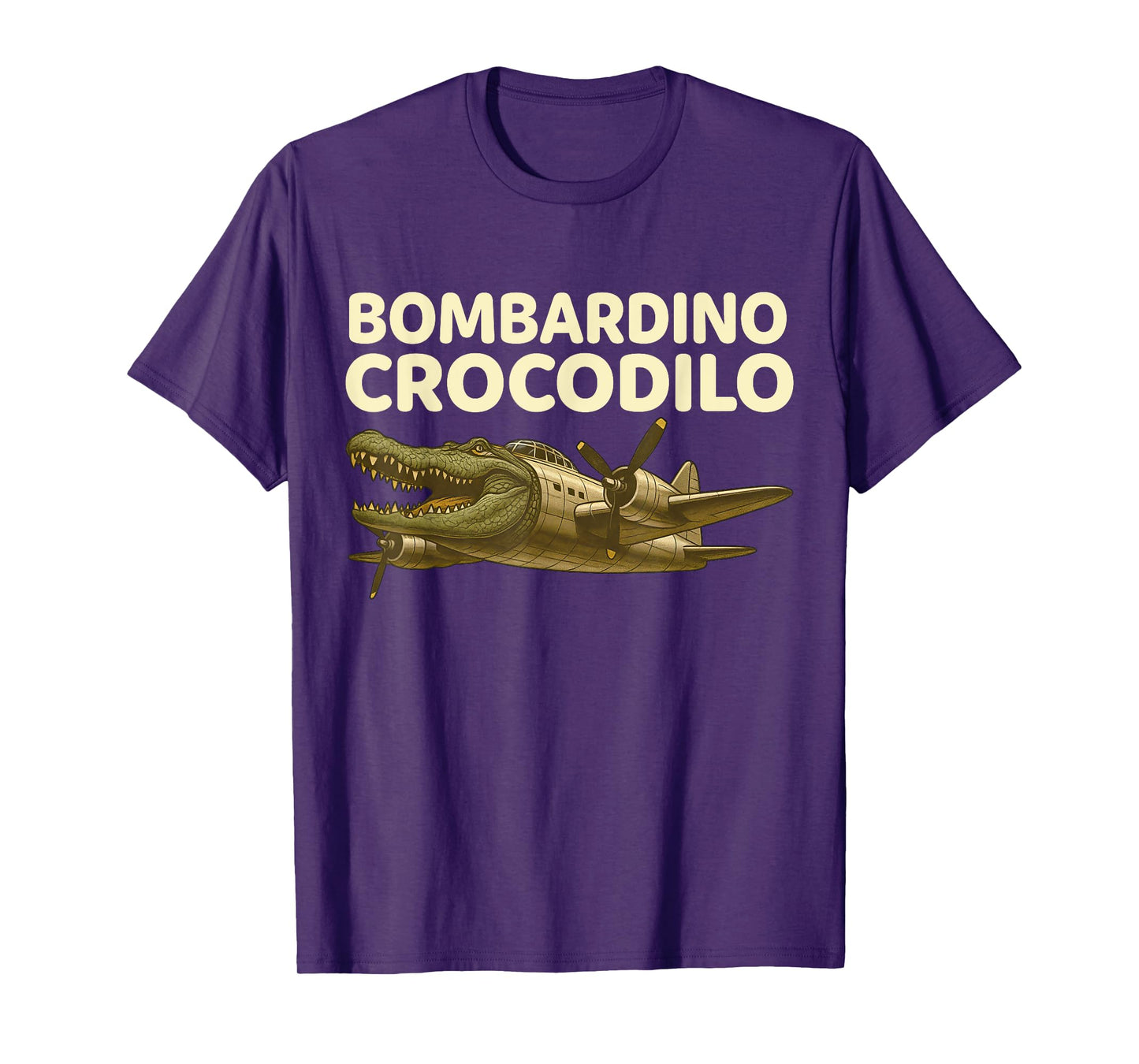 Bombardino Crocodilo - Funny Italian Brainrot Kids Meme T-Shirt