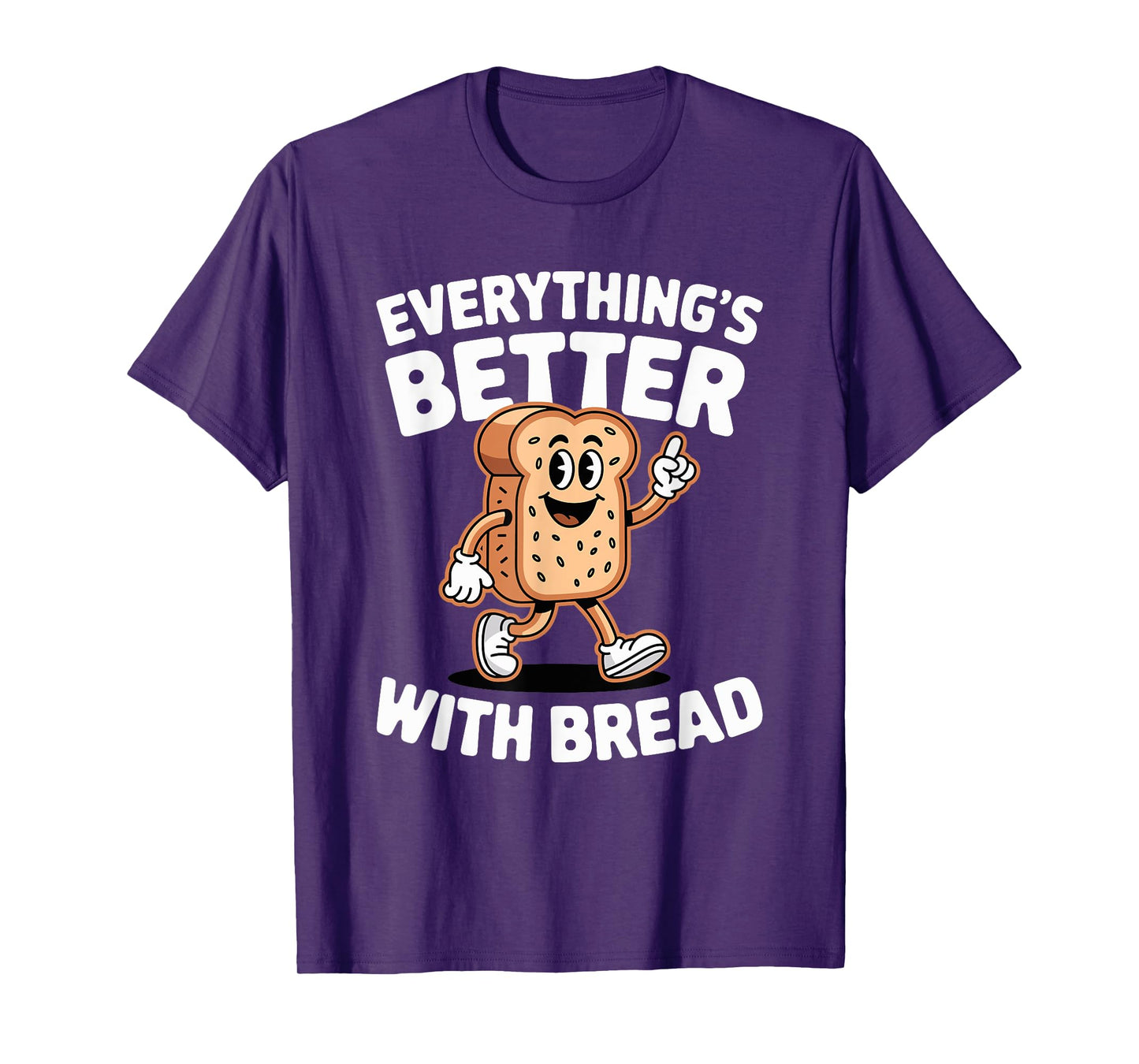 Funny Retro Vintage Bread Men Women Boys or Girls Bread T-Shirt