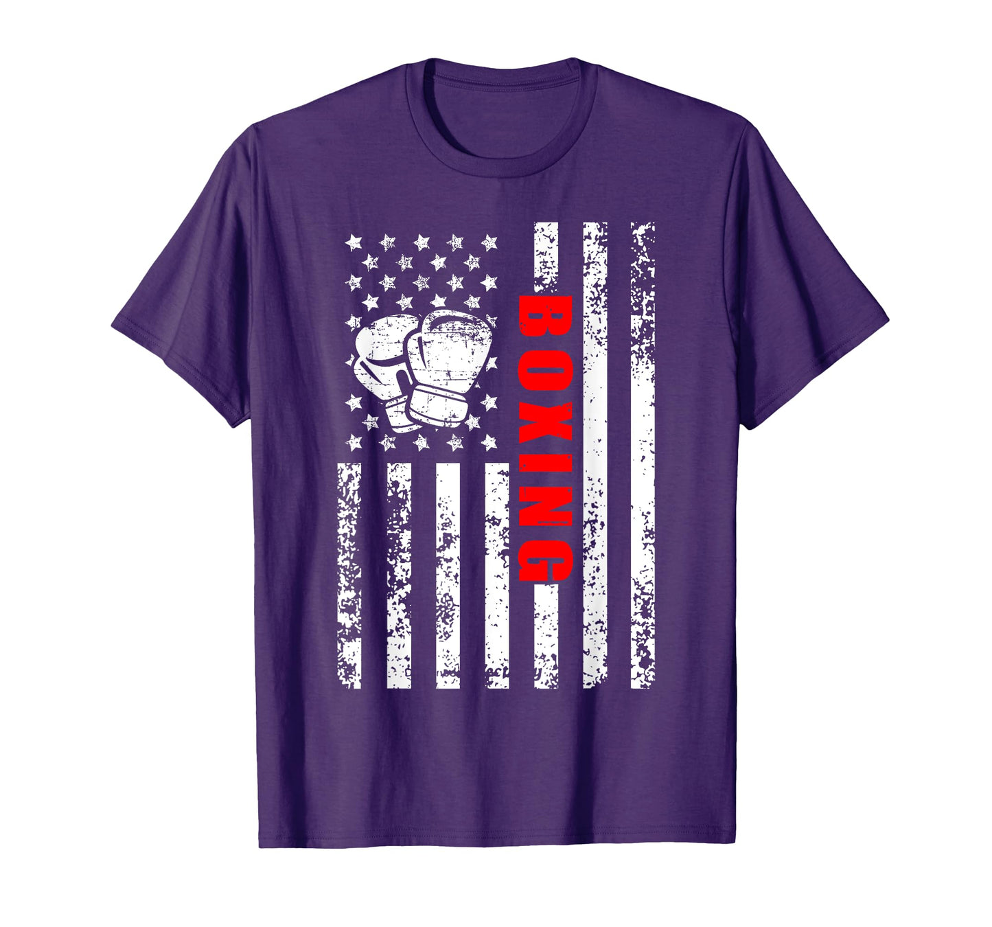 American Flag Boxing Patriotic Boxing T-Shirt