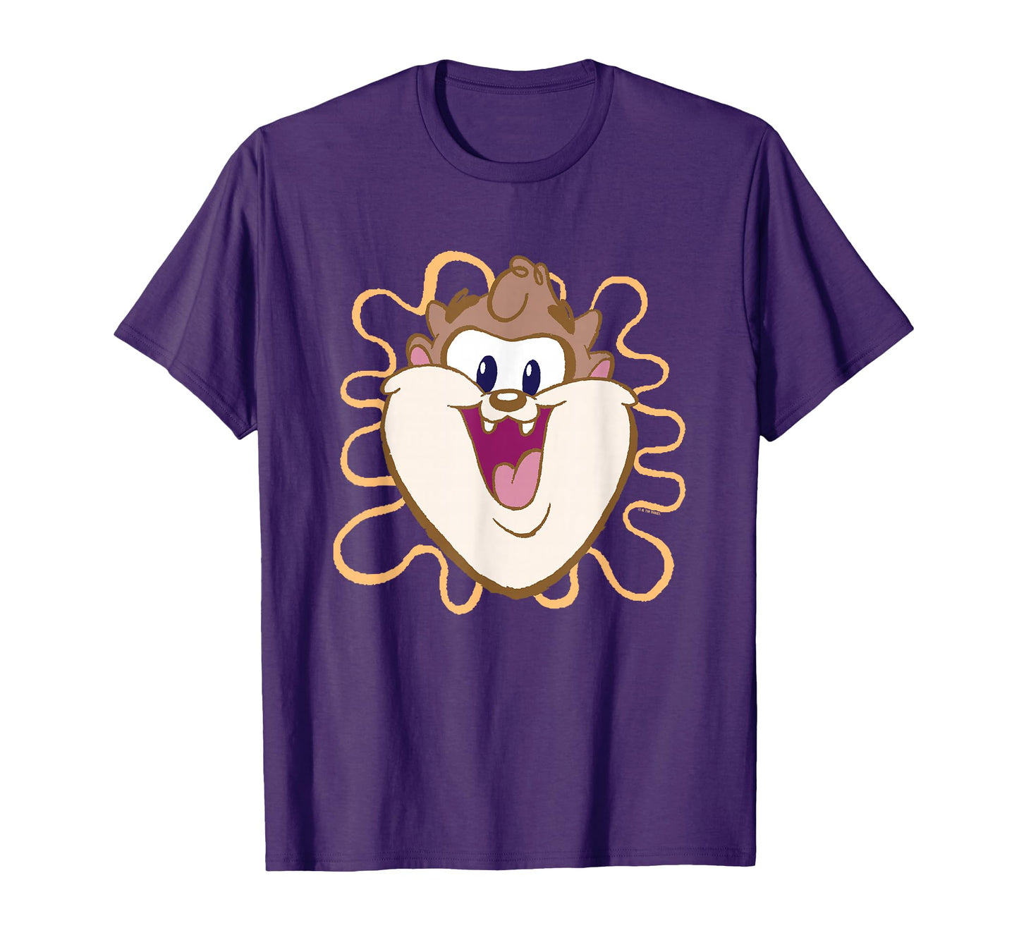 Looney Tunes Baby Looney Tunes Cute Taz Big Face Logo T-Shirt