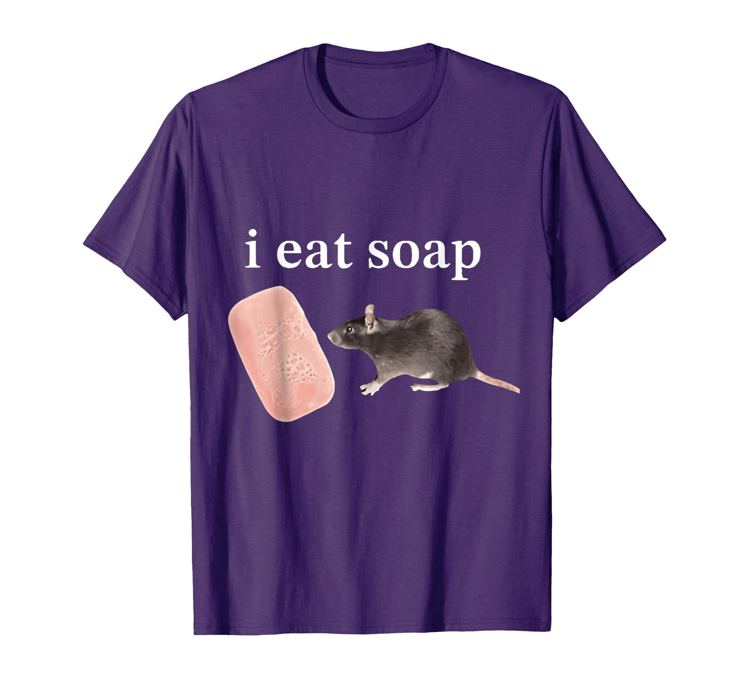 Vintage FUNNY Meme I Eat Soap Rat T-Shirt