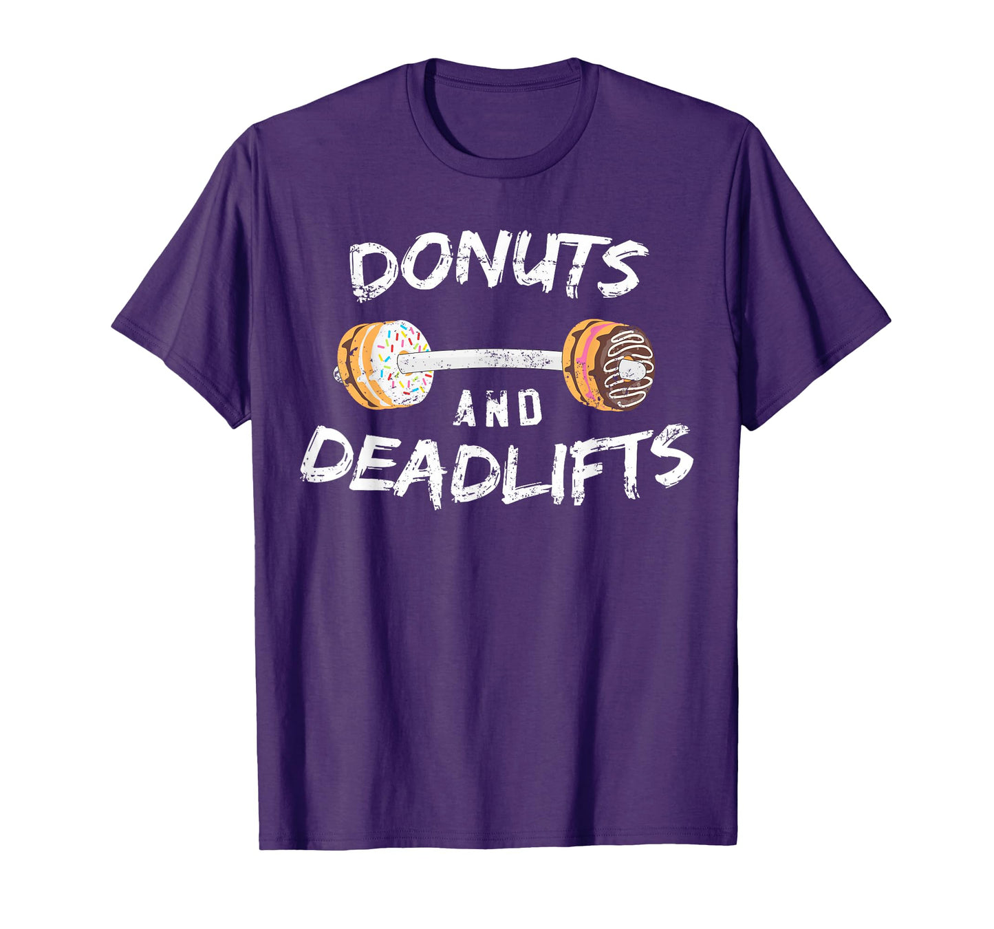 Donut Workout Funny Gift, Donuts and Deadlifts T-Shirt