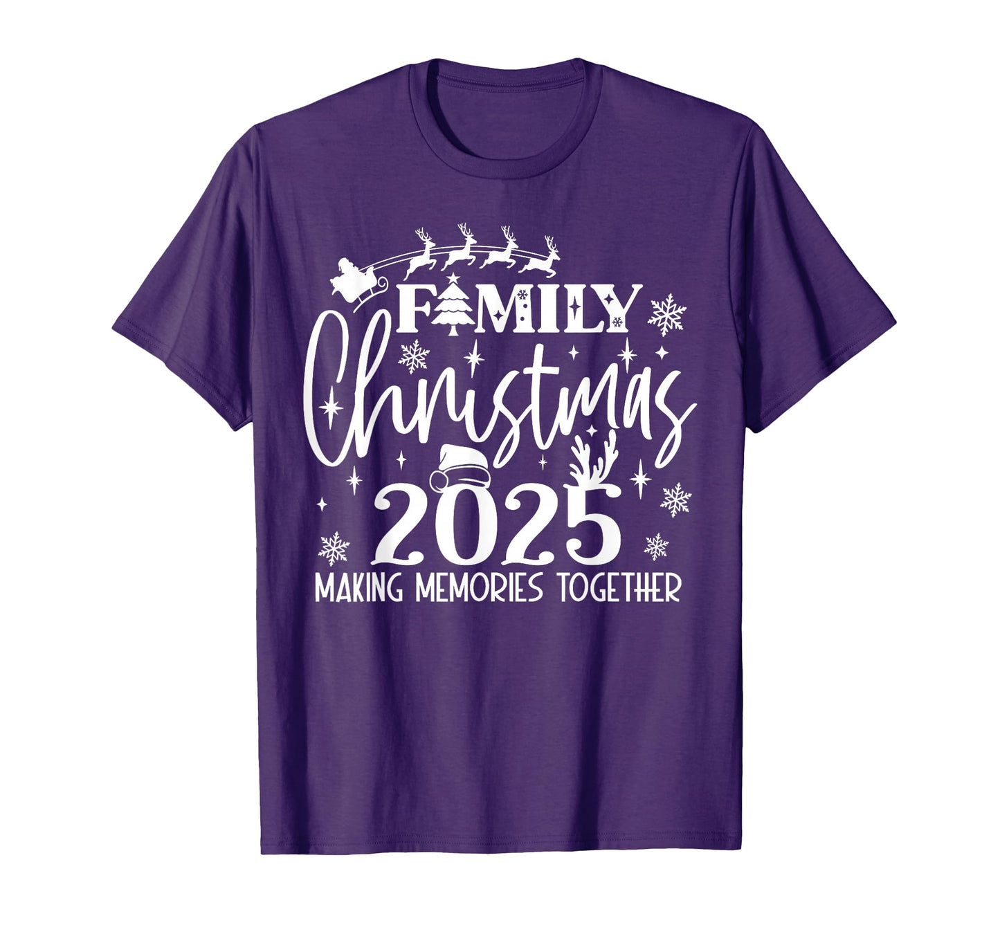 Family Christmas 2025 Matching Family Group Squad Pajamas T-Shirt