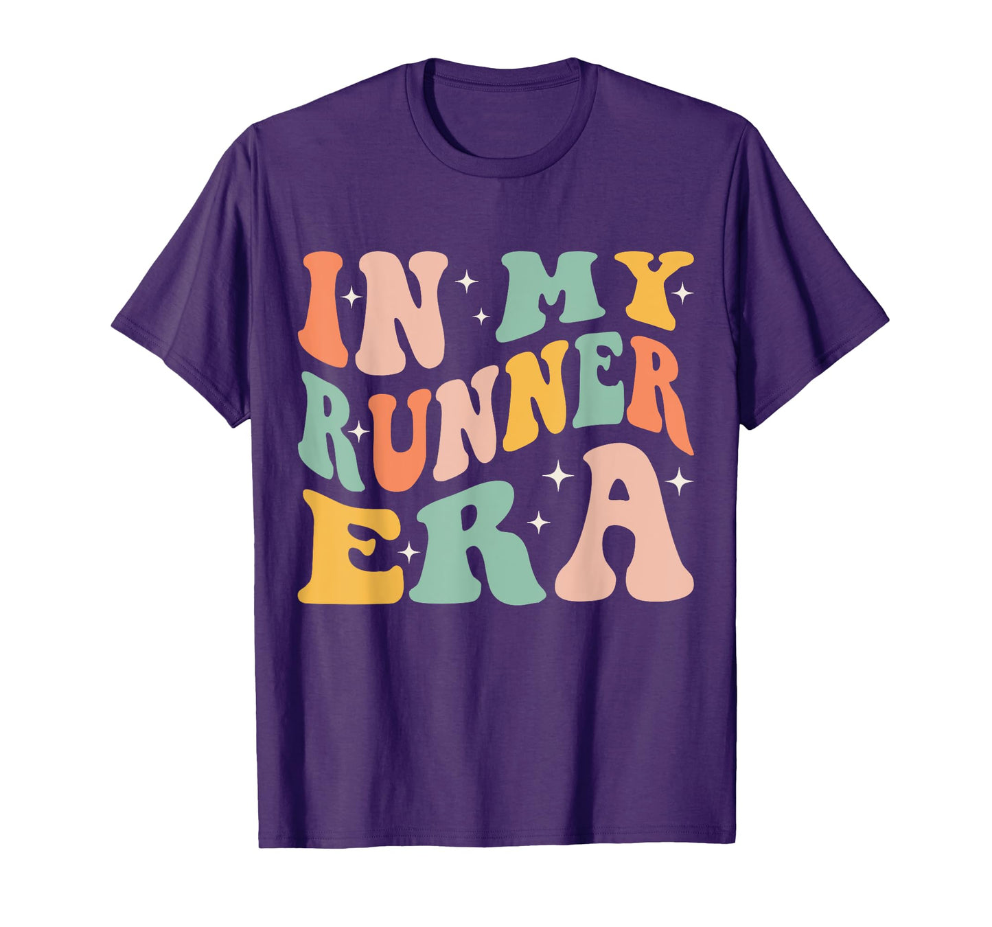 In My Runner Era Funny Running Marathon Groovy Running Mom T-Shirt
