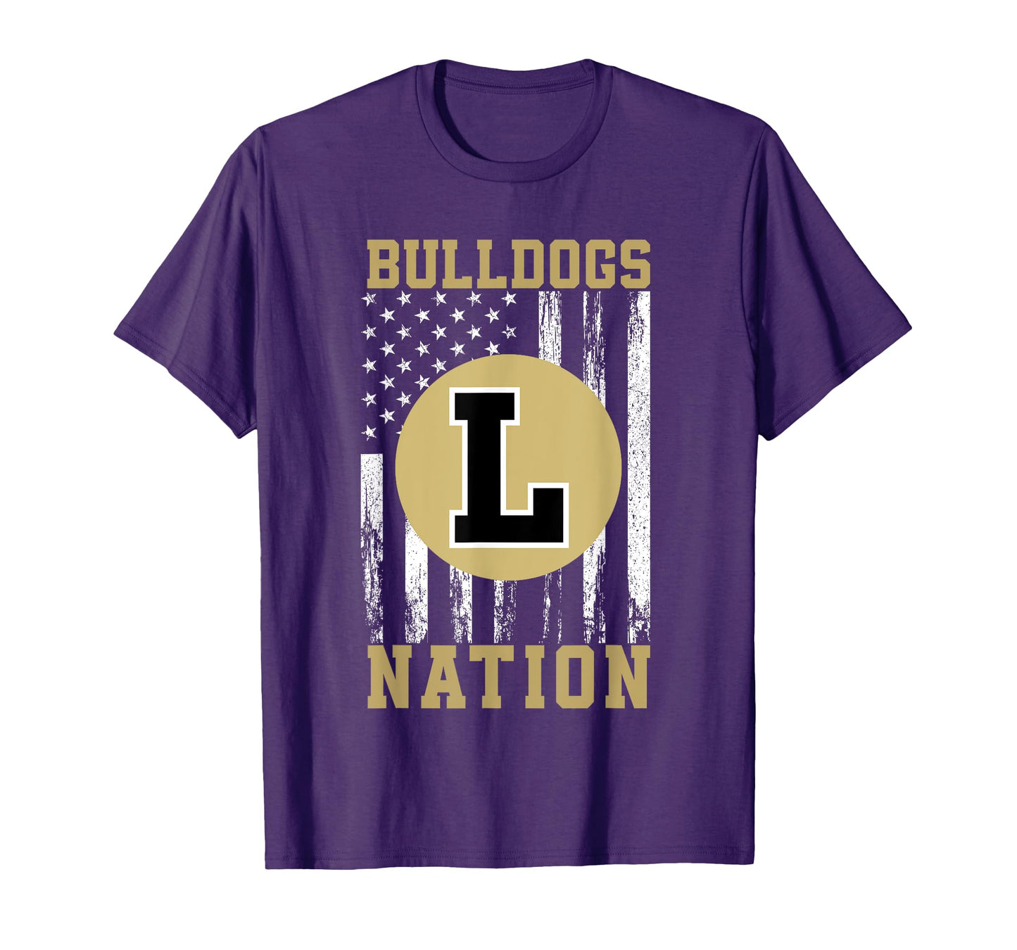 Lapel Bulldogs Logo Nation HS T-Shirt