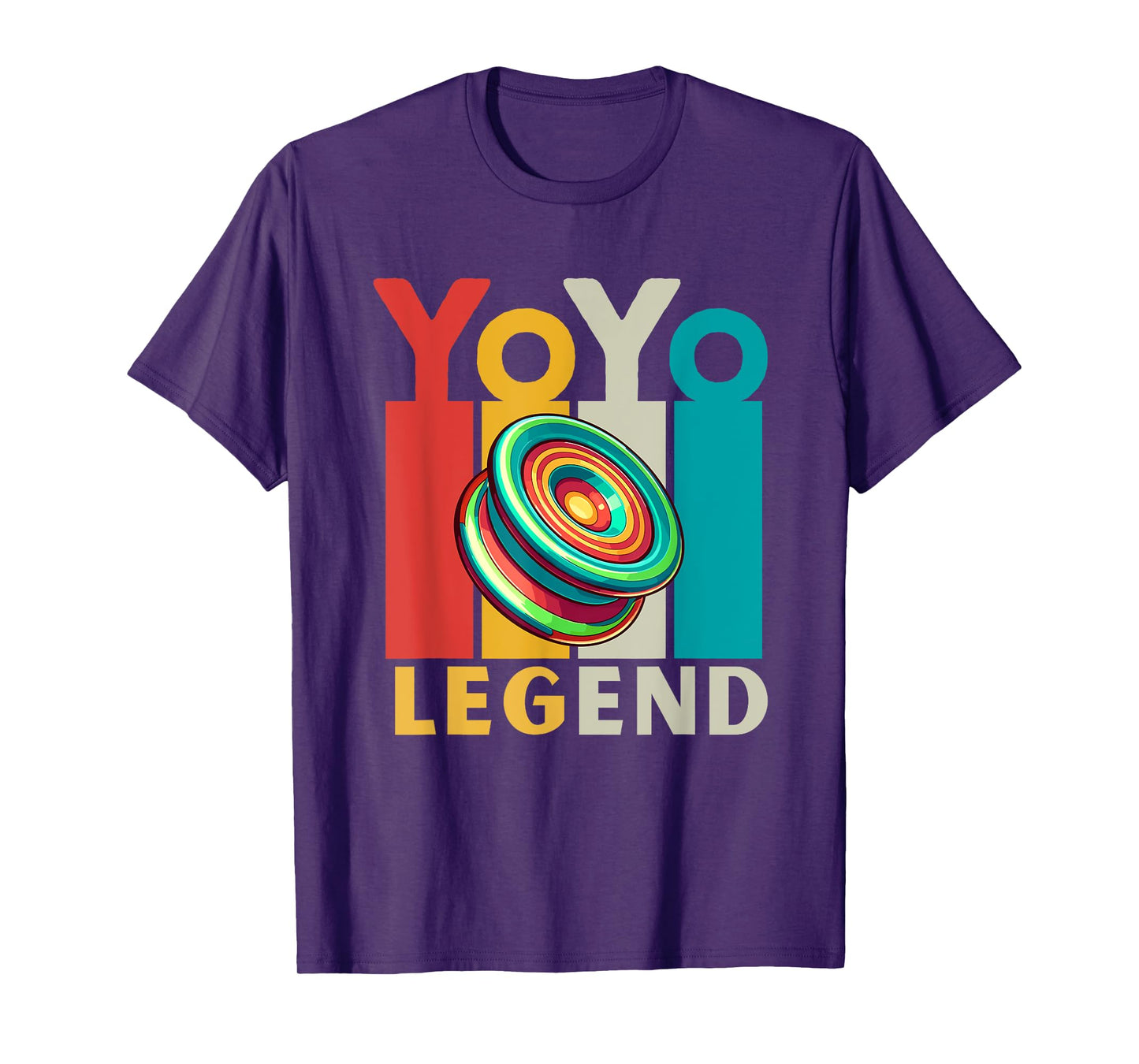 Yo-Yo Player Toy | Vintage Lettering Yoyo Legend T-Shirt