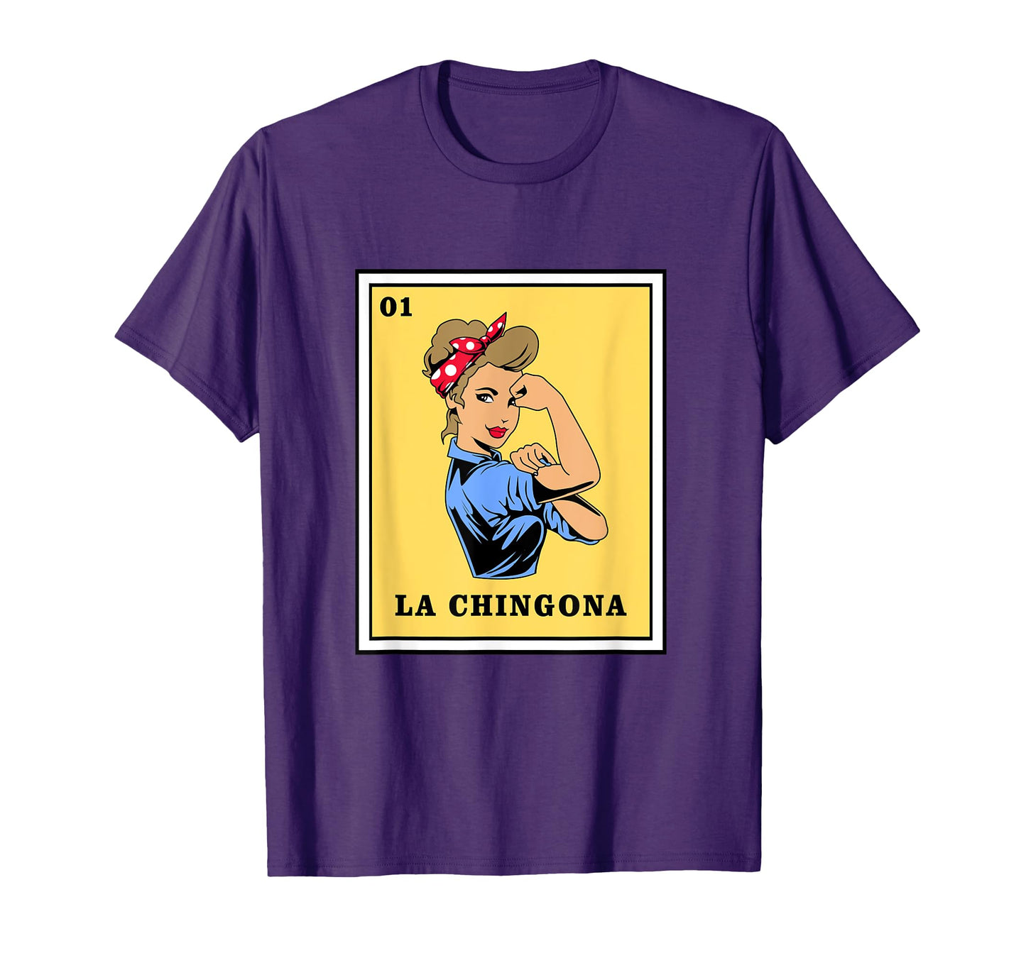 Mexican Lottery Bingo Game La Chingona T-Shirt